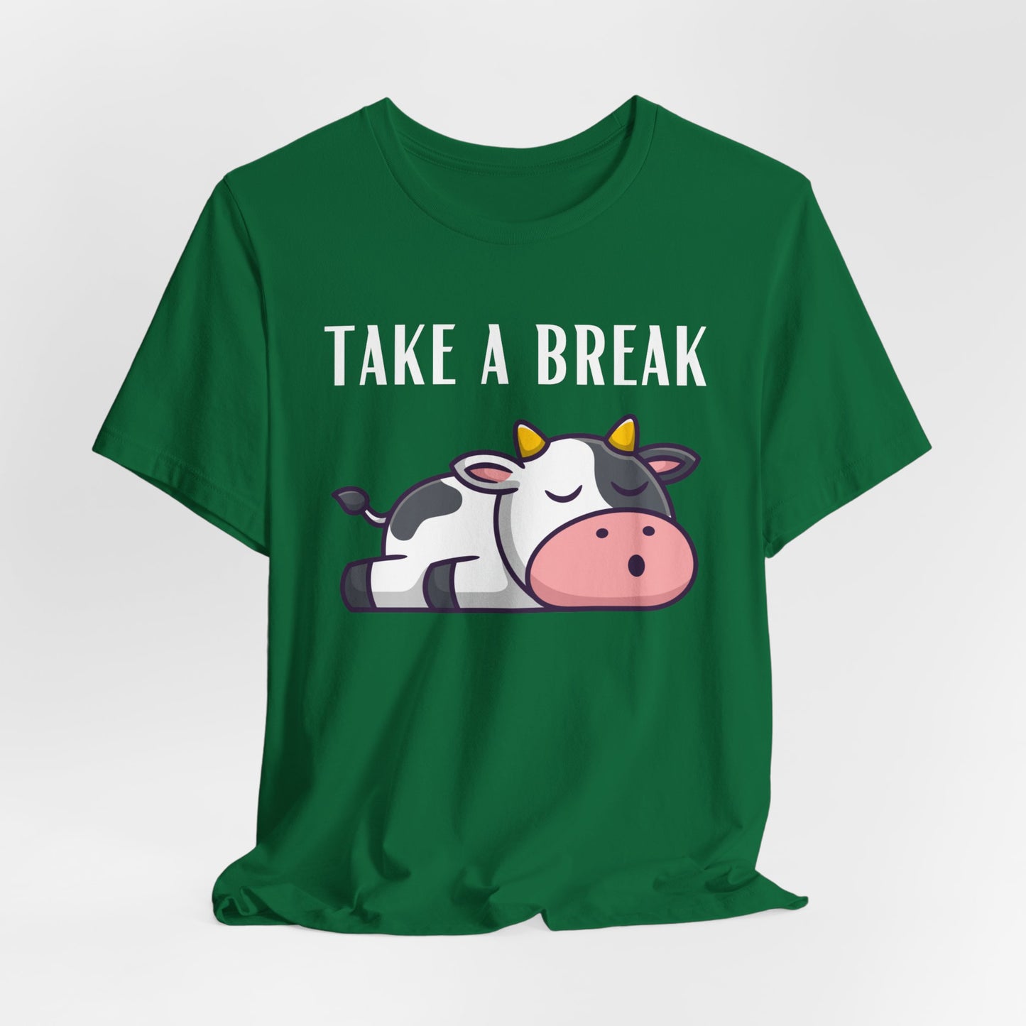 Cute Cow Shirts for Farmers wife gift for Farming T-shirt for Cow Lover gifts for Her Funny Cow Shirt TAKE A BREAK T Shirt