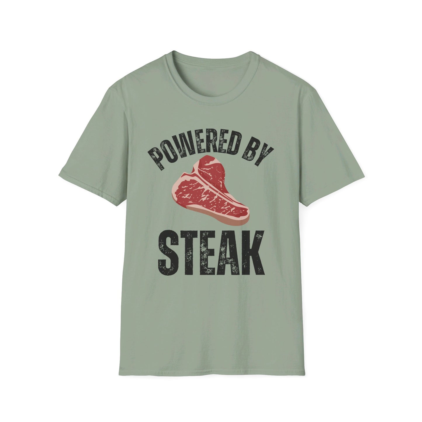 Steak Lover gifts for Meat Lover T Shirts for Carnivore gift for BBQ Lovers Tee Shirt for Barbecue gift Grilling Powered By Steak T-shirt