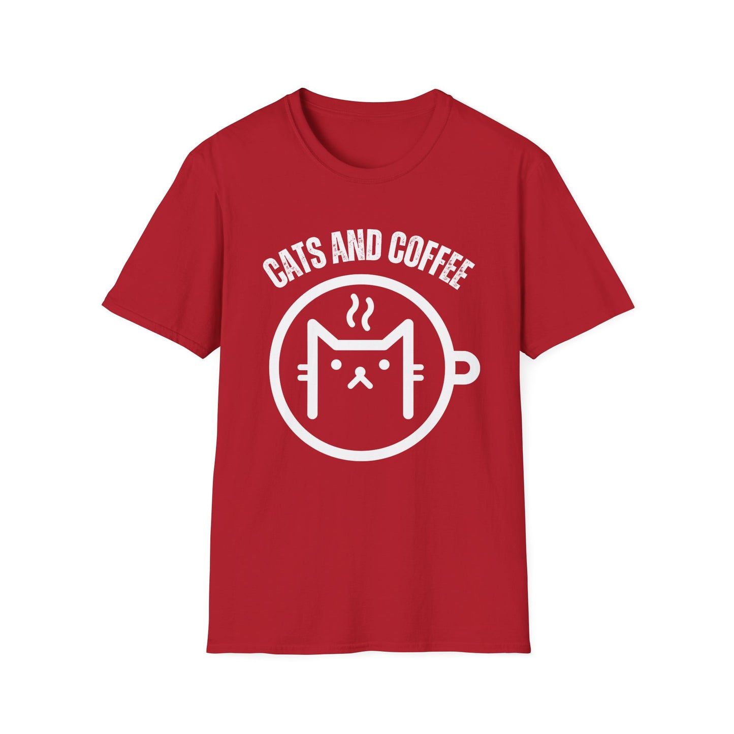 Cat Lover Shirt for Coffee Lovers gifts for Coffee Addict T-shirt for Coffee Drinker Shirt for Cat Addict T Shirt Cute Kitty gifts for Her gift