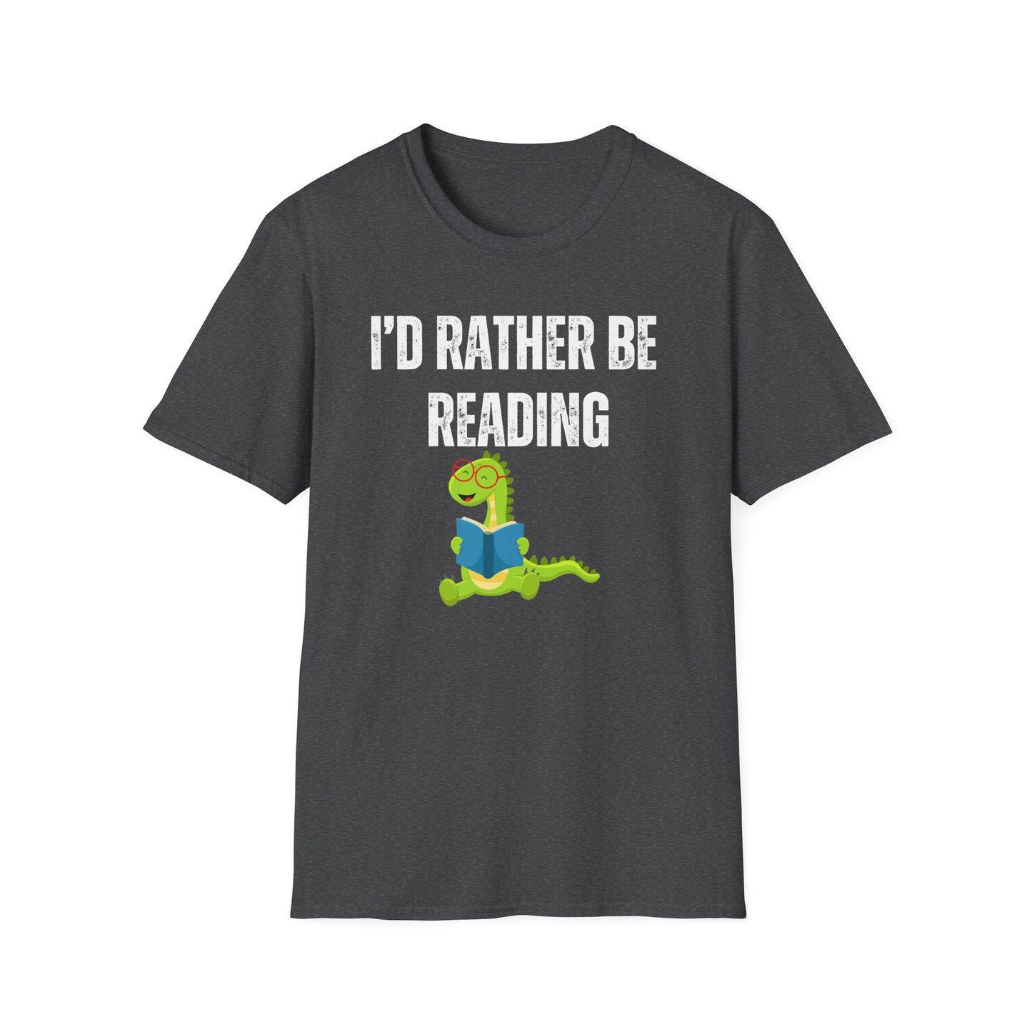 Bookish Shirts for Dragon Lover gift for Book Lover gifts for Bookworm T Shirt I'd Rather Be Reading Shirt Dragons Reading a Book T-shirt