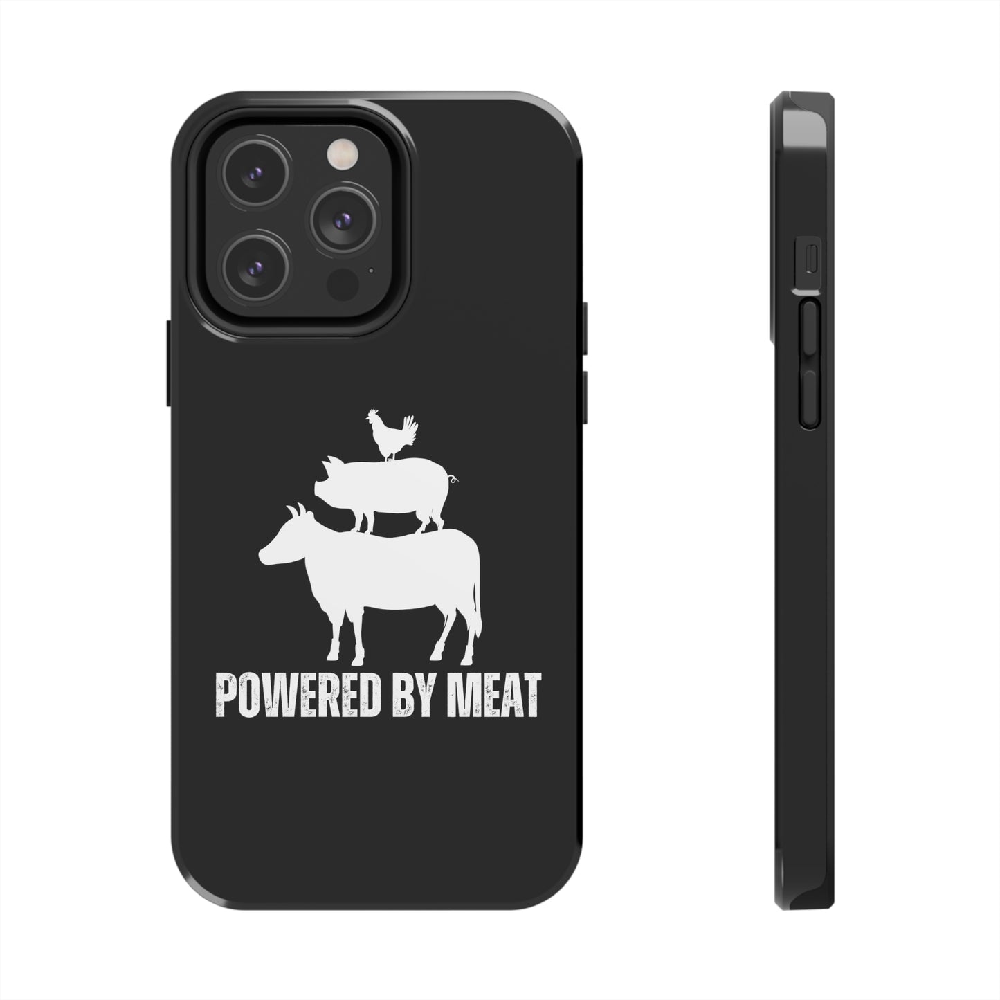 Carnivore Phone Case Powered By Meat Funny Phone case for Carnivore gift for Lion Lover gift for him or her