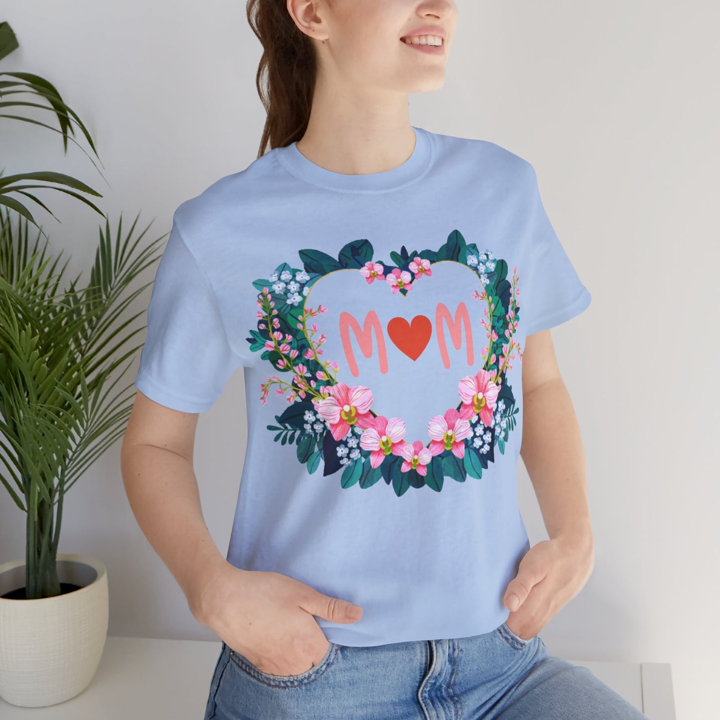 Floral Mom Shirts for Mother's Day gifts for Mama T Shirts for Her gift Cute Mommy Tee Shirt Flower Lover gift Flowers T-shirts