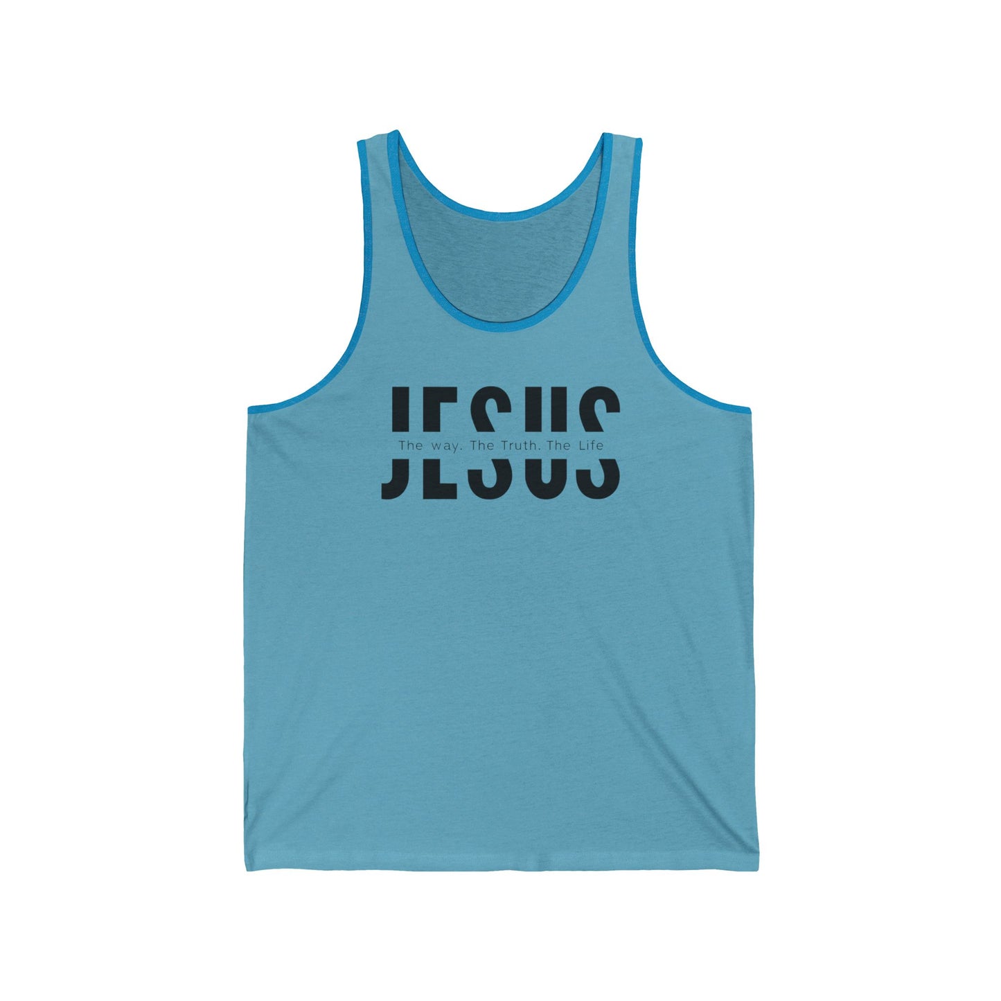 Faithful Workout Tank Top, Christian Gym Shirt, Jesus Unisex Tank, Spiritual Tank Top, Religious Jersey Tank, Inspirational Tank