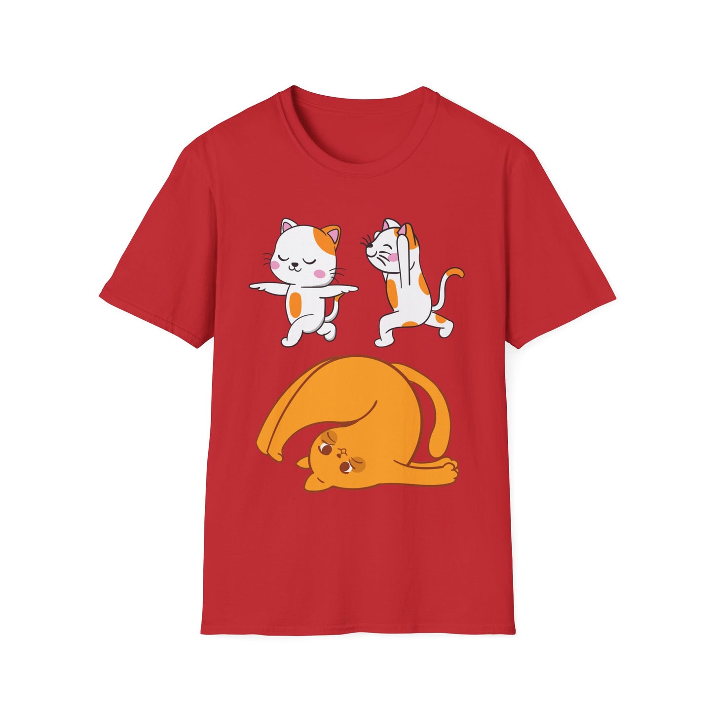 Funny CatWorkout Shirt for Yoga Lover gift for Cat Lover gift for Yoga Lover T-shirt Cat T Shirt Cats Stretching gifts for Cat Lady