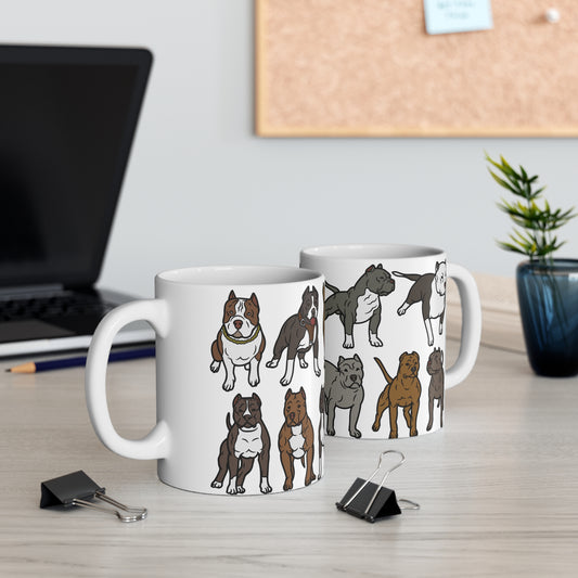 Pit Bull Mug for Dog Lovers gift for Pit Bull Lover gifts for Dog Mom Mugs Dog Dad Coffee Mug Pit Bull Advocate Awareness 11oz Cup