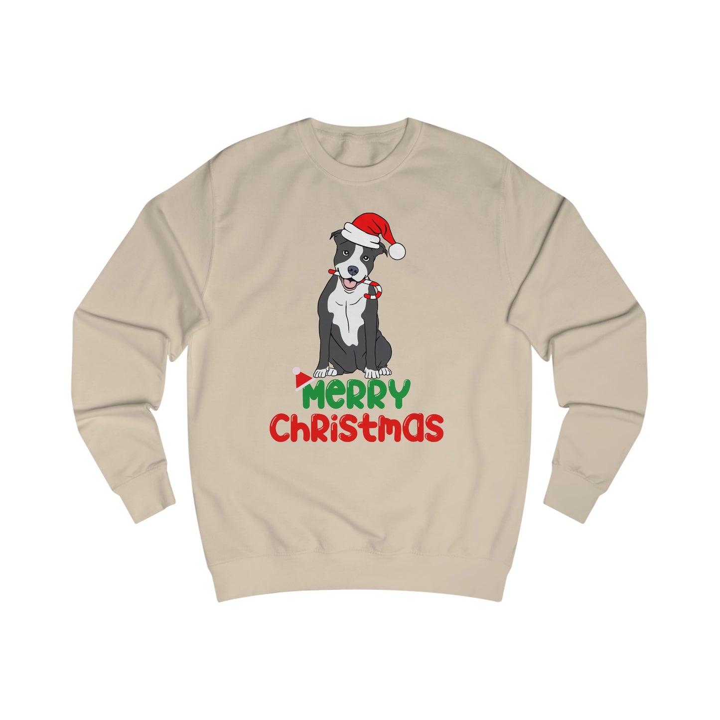 Pit Bull Sweatshirt for Christmas presents for Pit Bulls Lover gift for Dog Mom gifts for Her Cute Dog Sweater for Christmas gifts for Men
