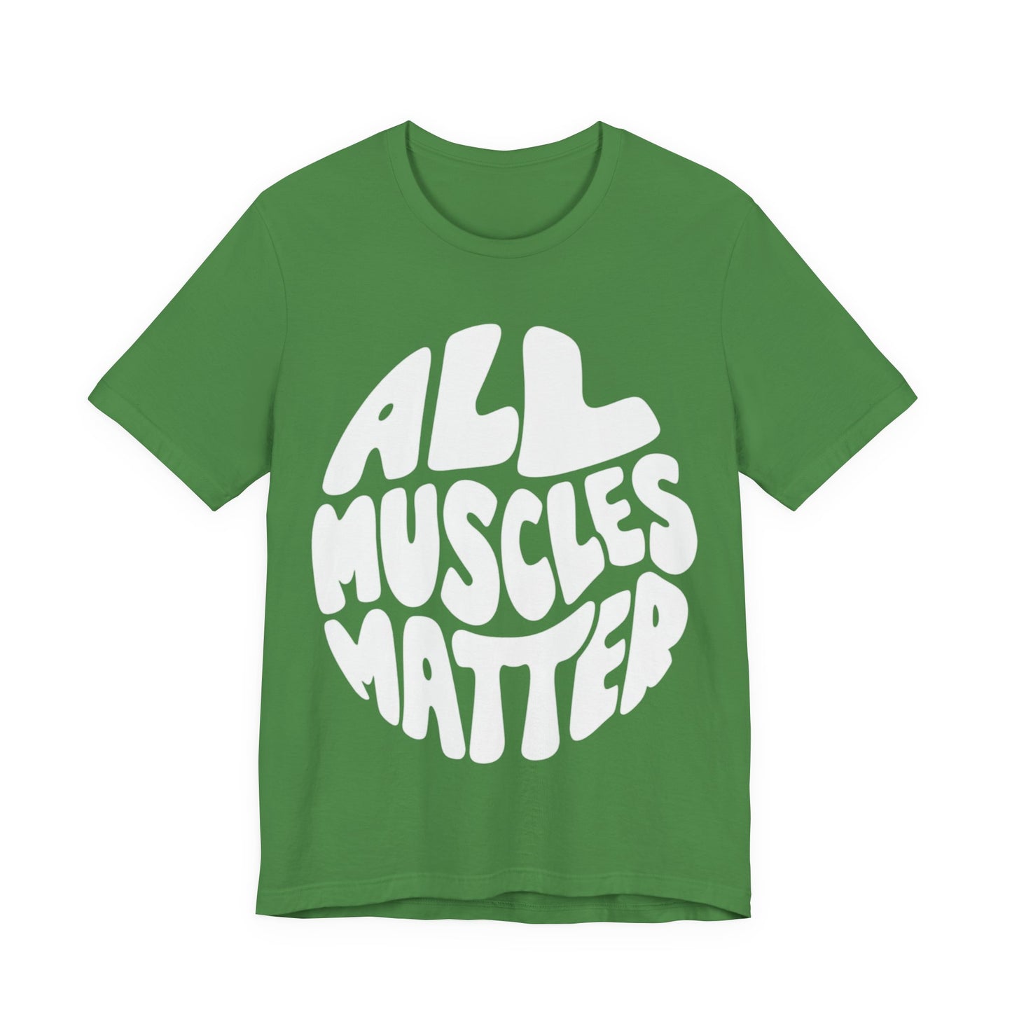 Funny All Muscles Matter Unisex Tee, Gym Humor Shirt, Workout Top, Fitness Gift, Exercise Apparel