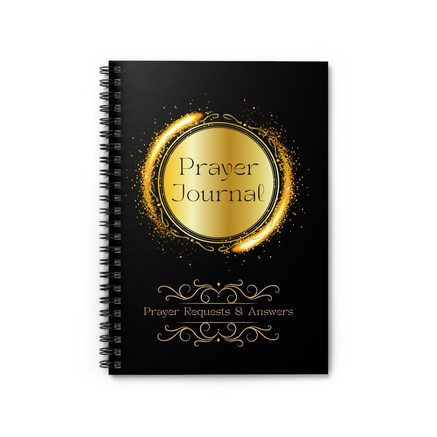 Prayer Journal - Prayer Requests to God & Answers - Spiral Notebook - Ruled Line