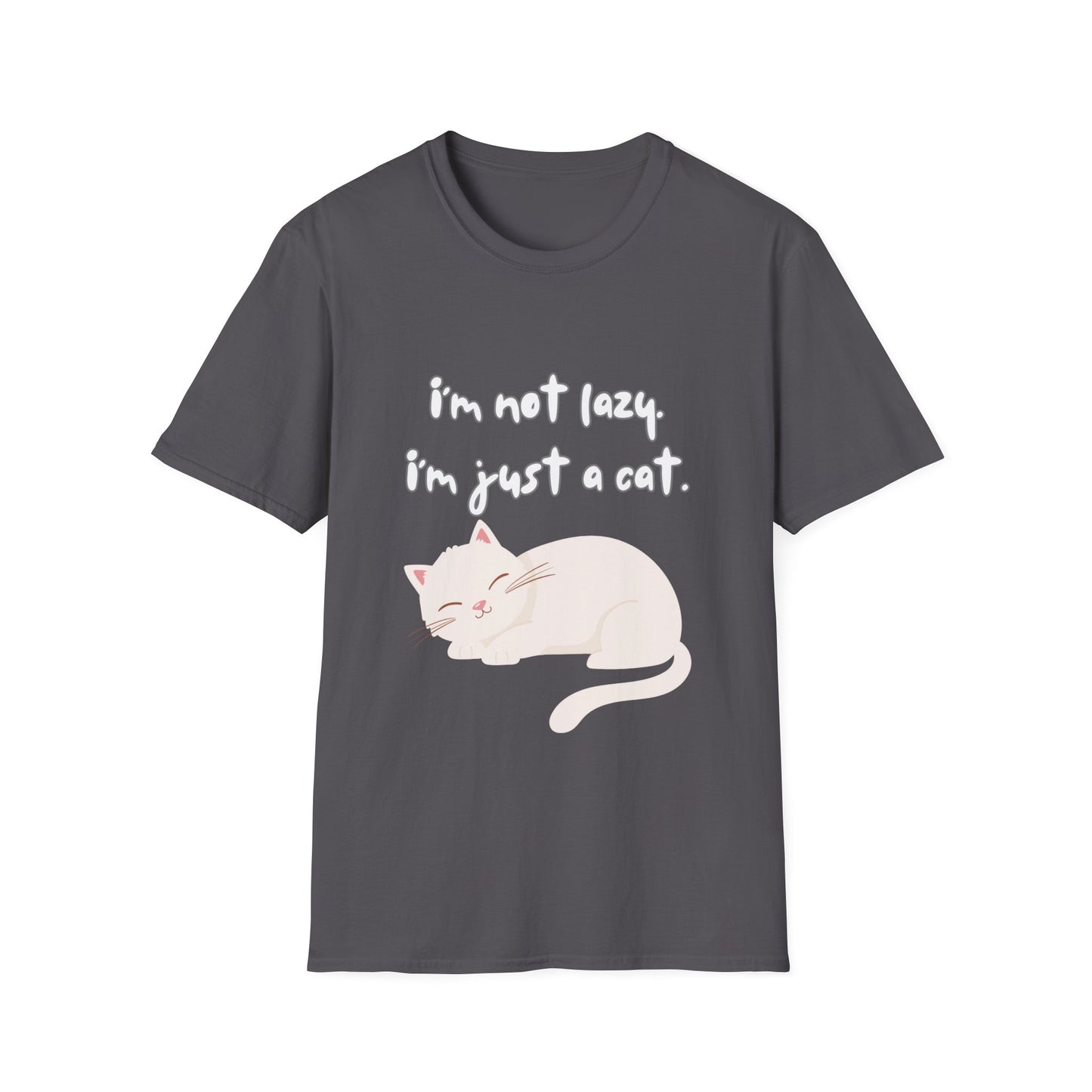 Cat T-shirt for Cat Lover gift for Cat Lovers Cute Cat T shirt Funny Graphic Cat Tee I'm Not Lazy! I'm Just A Cat!