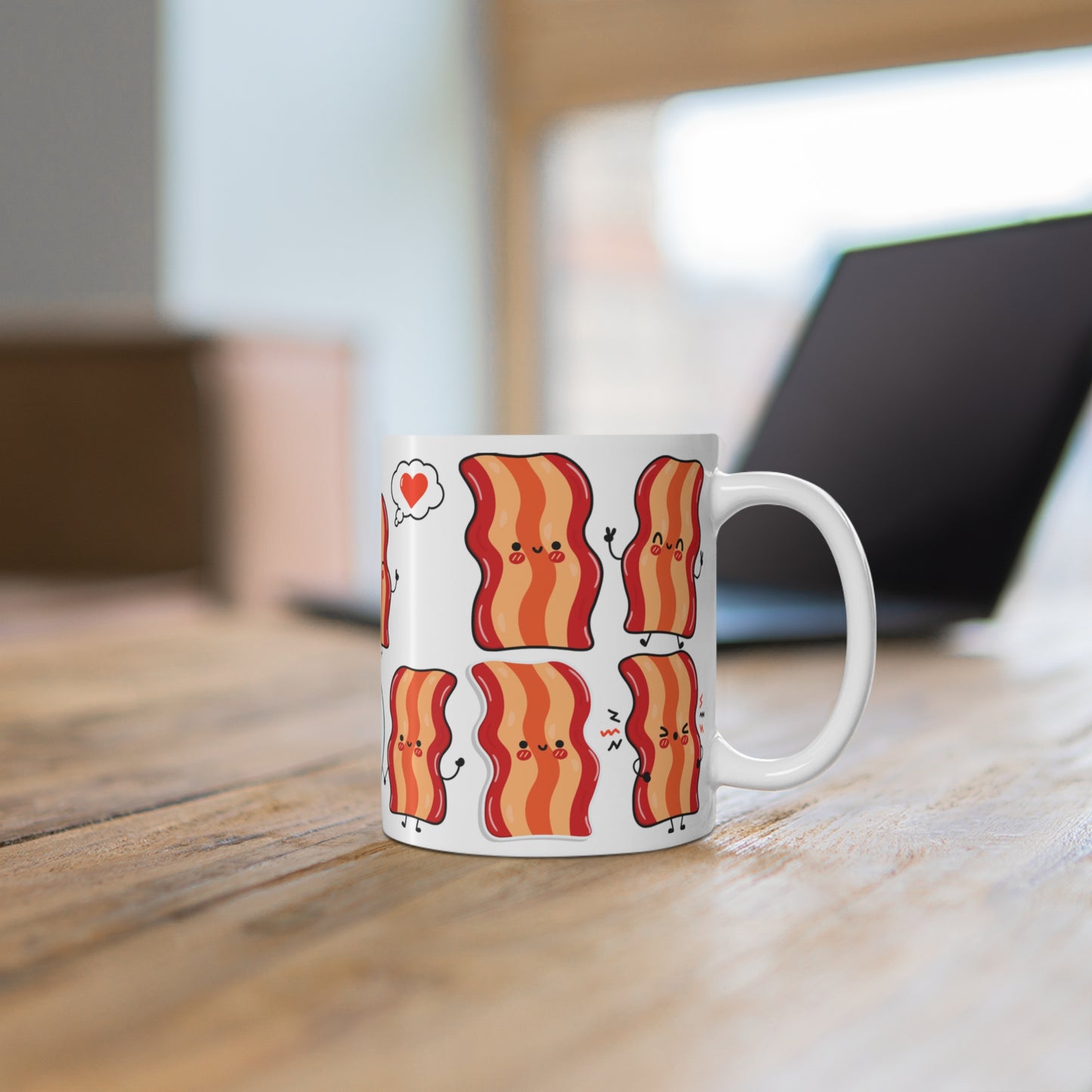 Meat Lover Mug for Bacon Lover gift for Valentines Day gift for Couples gift for Valentine gift Him BACON King Mug 11oz