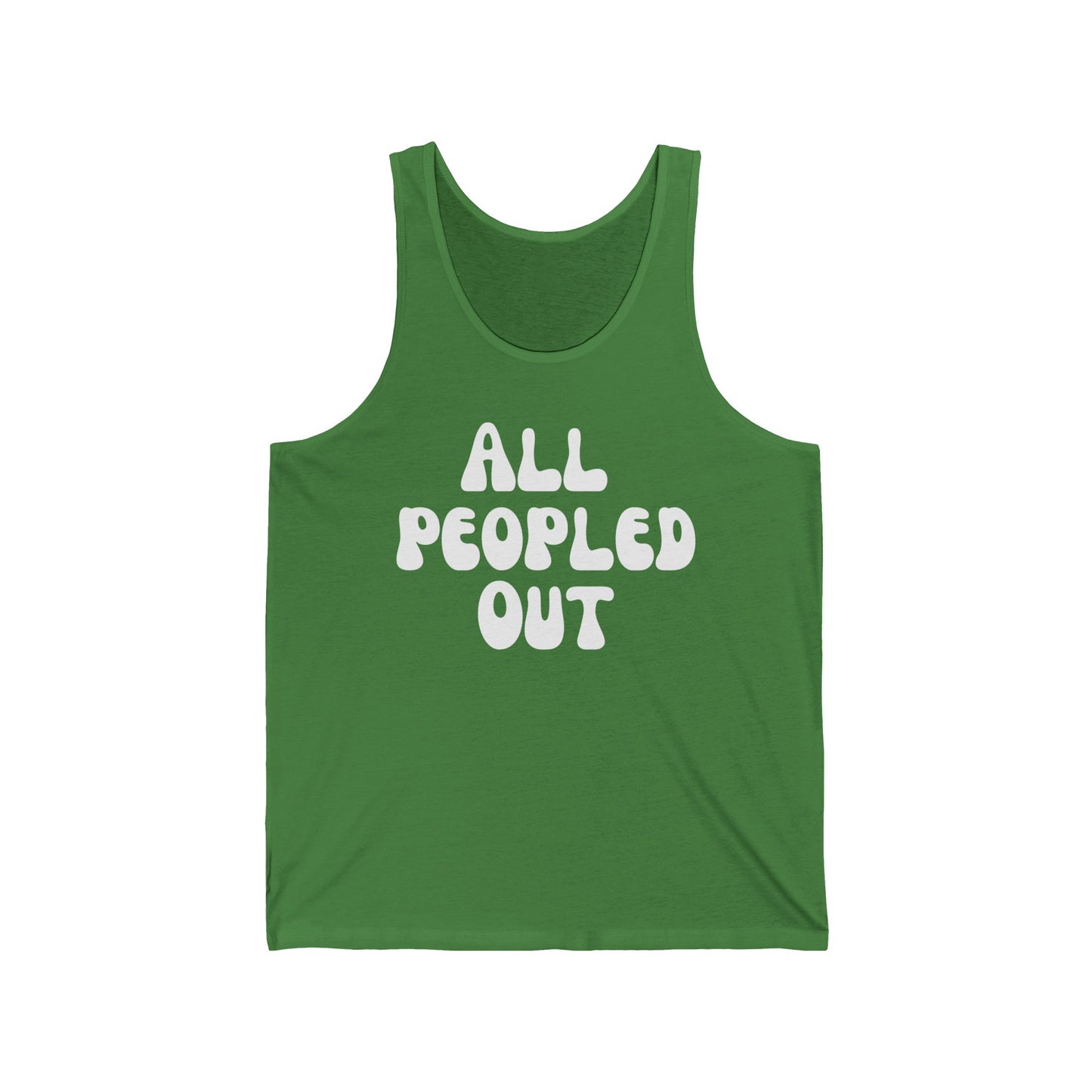 All Peopled Out Tank Top Sarcasm Shirt Introvert Tee for Funny Introvert Shirt Hipster Shirt Awkward Tshirt for Antisocial Tank Tops for him gift