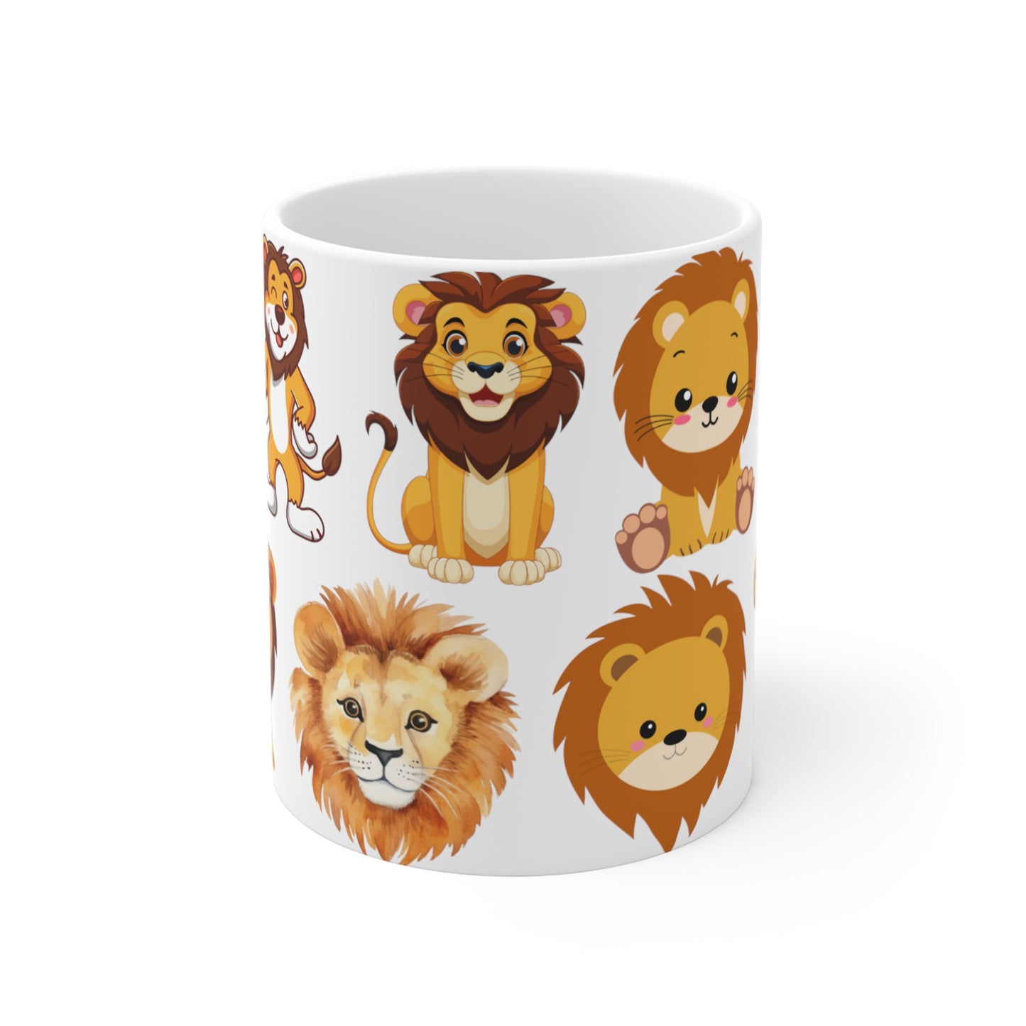 Cute Mug for Lion Lover gift for Animal Lover gift for for Cat Lover gift for Her gift for Coffee Lover gift - Baby Lion Mug 11oz