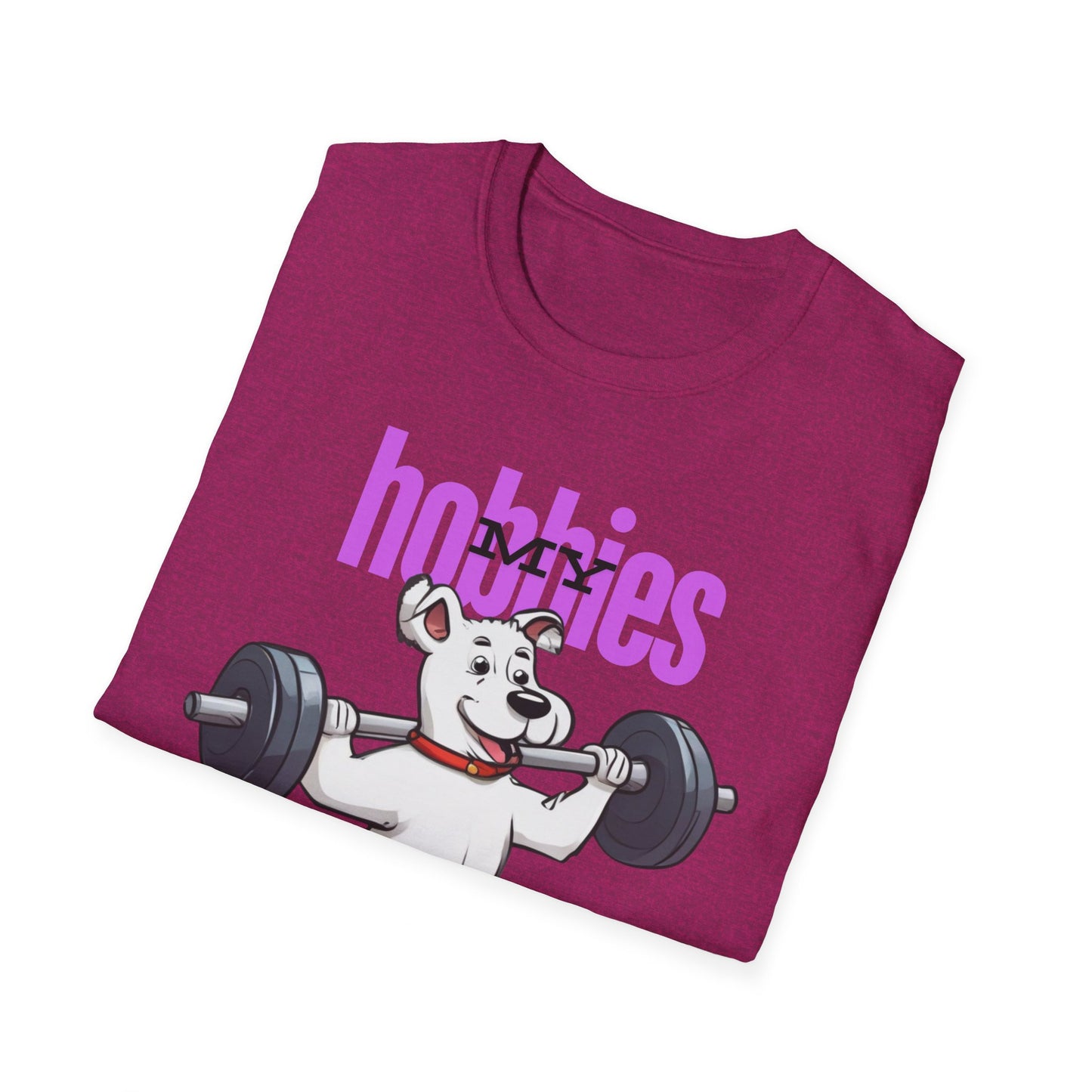 Dog Lover T-shirt for Dog Mom gift for Gym Rat T Shirts for Gym Girl Workout Enthusiasts gifts for Weightlifter gift Crossfit Shirt for Dog Dad