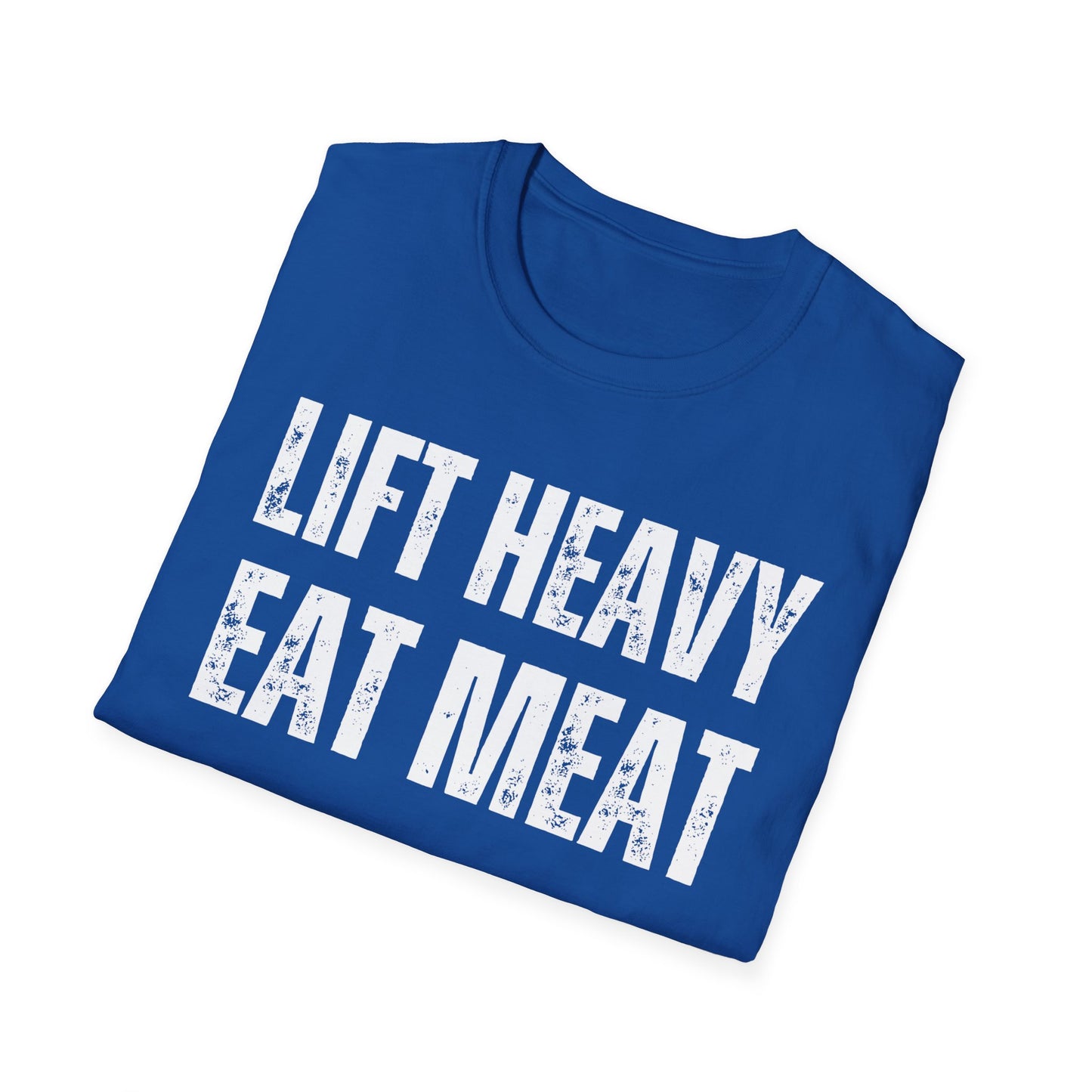 Workout Shirt for Gym Lover gift Fitness T Shirt for Powerlifting gift for Carnivore gift for Meat Lover shirt Lift Heavy Eat Meat T-shirt