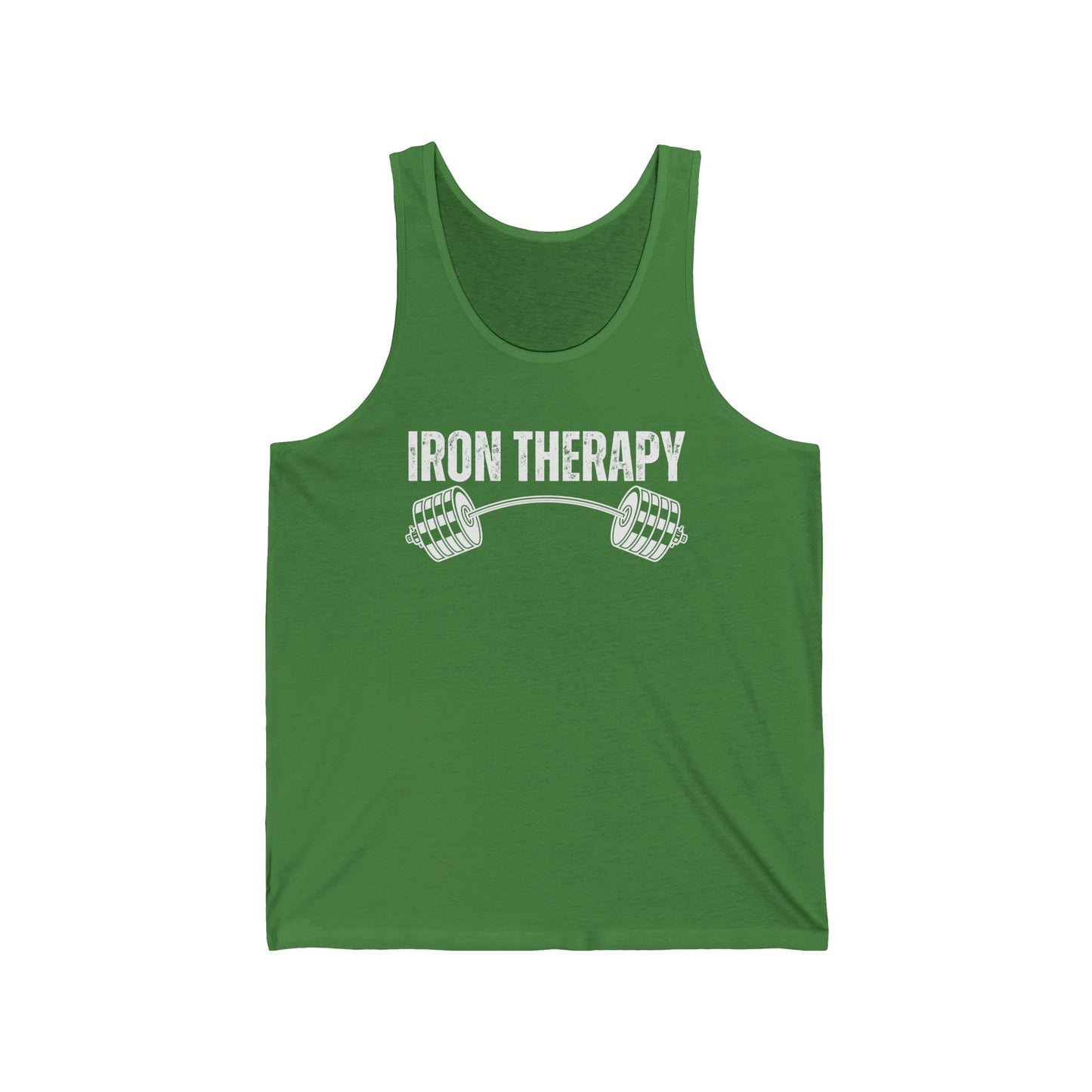 Iron Therapy Tank Top for Gym Workout Tank Tops for Weightlifting shirt Fitness Muscle Tee Bodybuilding Tshirt for Powerlifting gifts