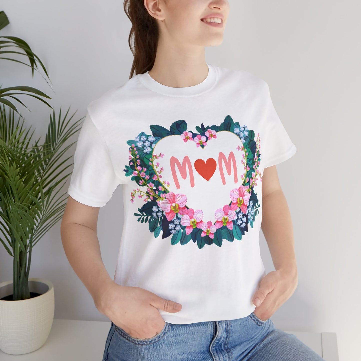 Floral Mom Shirts for Mother's Day gifts for Mama T Shirts for Her gift Cute Mommy Tee Shirt Flower Lover gift Flowers T-shirts