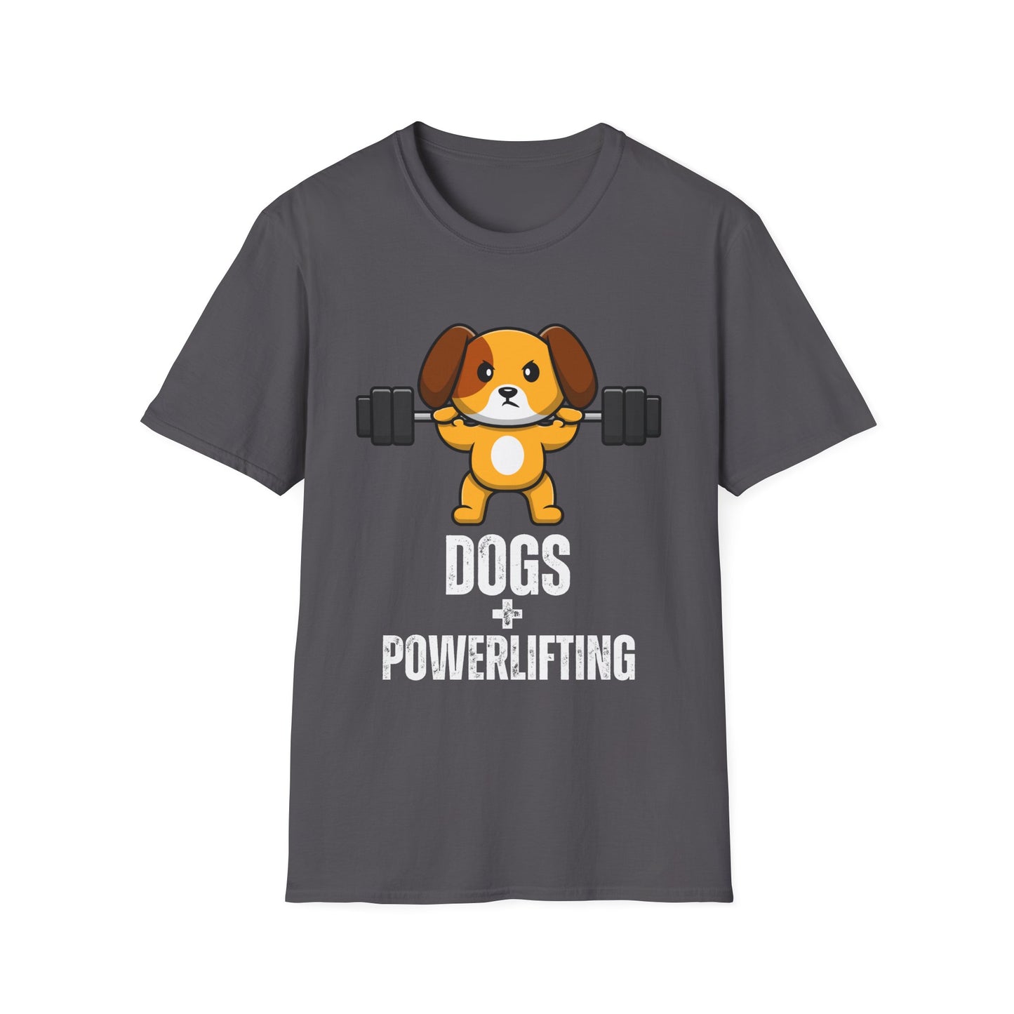 Powerlifting T-shirt for Dog Lover gift for Powerlifting Lover T Shirt Dogs & Powerlifting Shirt for Fitness Lover gift for Powerlifter