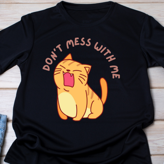 Funny Cat T-shirt Orange Cat Shirt for Cat Mom gifts Cute Kitten T Shirt for Cat Lover gift for Her Kitten T-Shirt Don't Mess With Me
