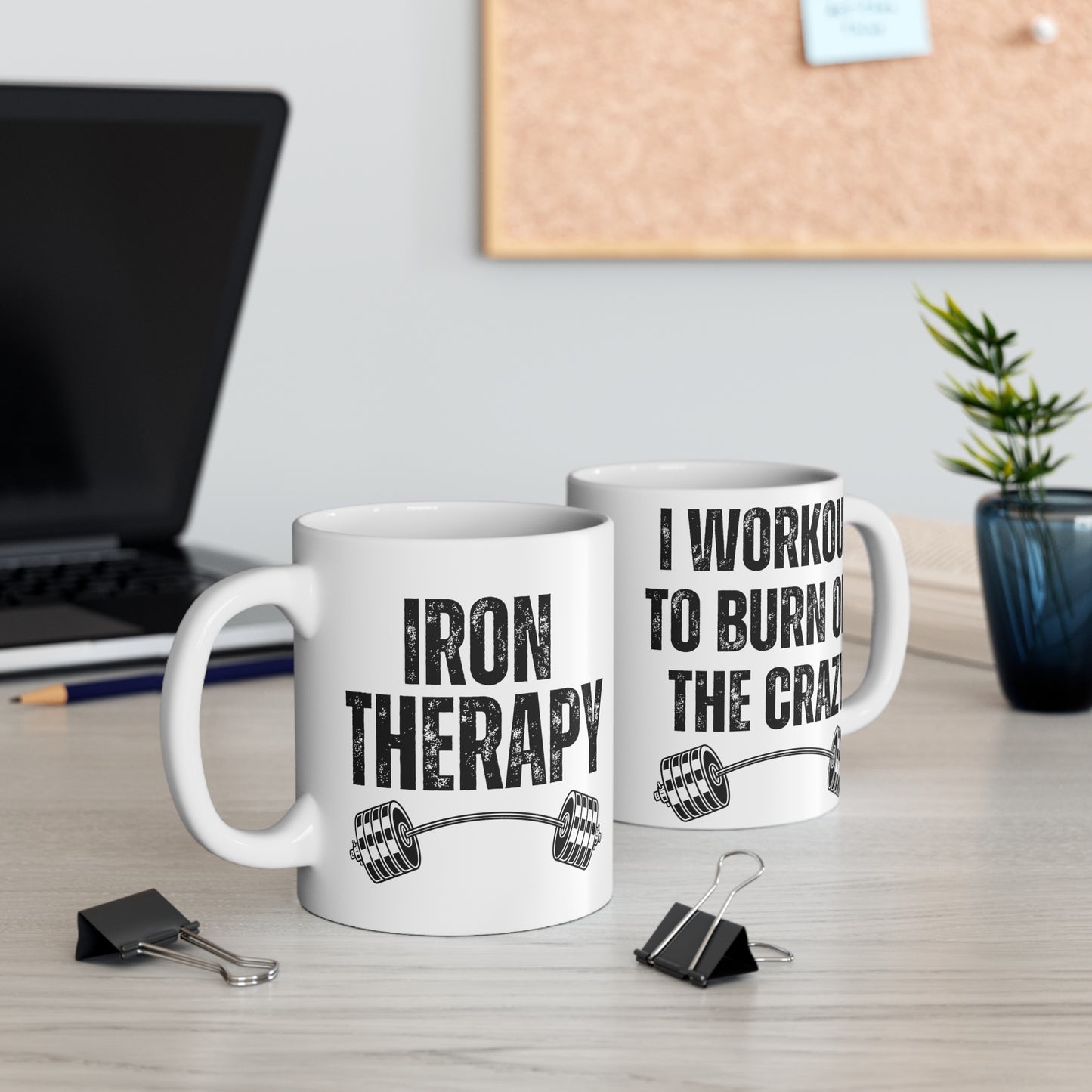 I Workout to Burn Off The Crazy Mugs Funny Gym Mug for Workout Lover gift for Fitness Lover gift for Powerlifting Mug for Coffee Lover gift Weightlifting Mug 11oz