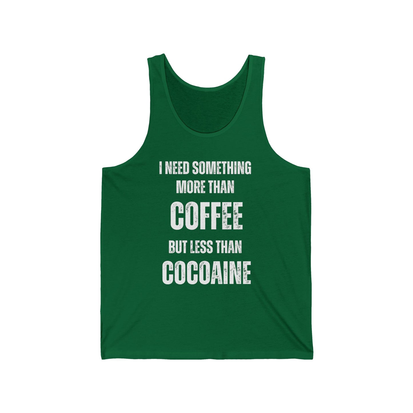 Funny Coffee Saying Unisex Tank Top, Coffee Lovers Gift Ideas sleeveless tank