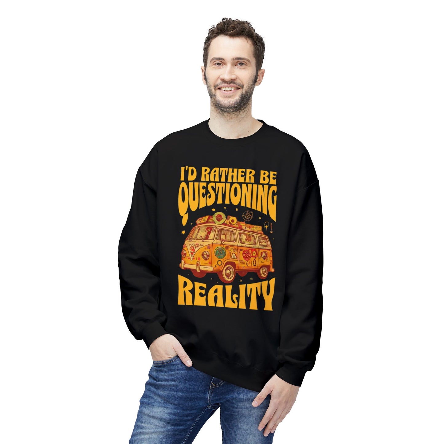 Conspiracy Theorist Shirt for Christmas gifts forConspiracy Theorist's Sweatshirt I'd Rather Be Questioning Reality Sweatshirts for Her gift