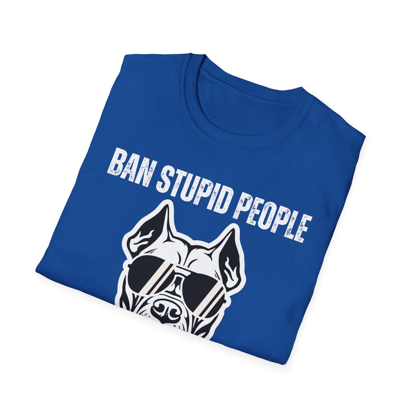 Pit Bull Shirt for Pit Bull Lover gift for Dog Mom gifts for Pit Bulls T-shirt Ban Stupid People Not The Breed T Shirts Funny Dog T-shirts