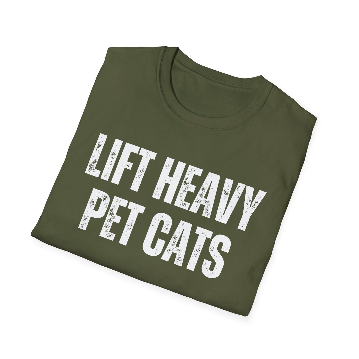 Lift Heavy Pet Cats T-shirt for Gym Lover gift for Cat Lover T shirt Cute Cat Shirt for Fitness Lover gift for Workout Shirts