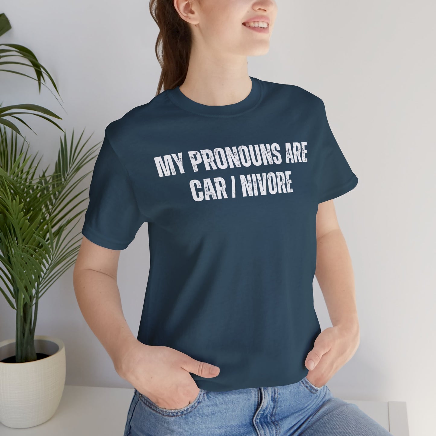 Funny Pronouns Shirt Hilarious Saying Shirts Comedy Sayings for Carnivore gift for Meat Lover T-shirt for Hunting T Shirt for Fathers Day