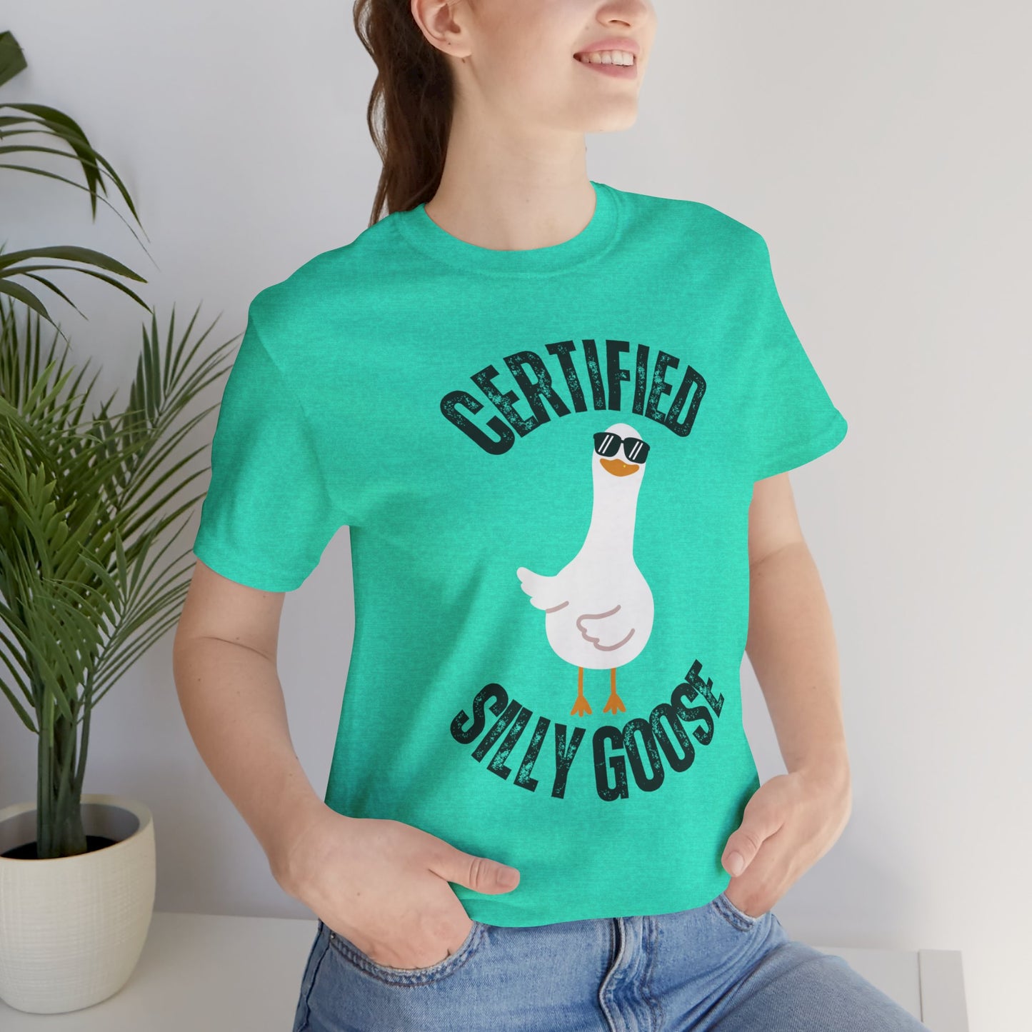 SILLY GOOSE SHIRTS Funny Animal Shirt for Animal Lover gift Funny T Shirt Farmer gifts her Certified Silly Goose T-shirts
