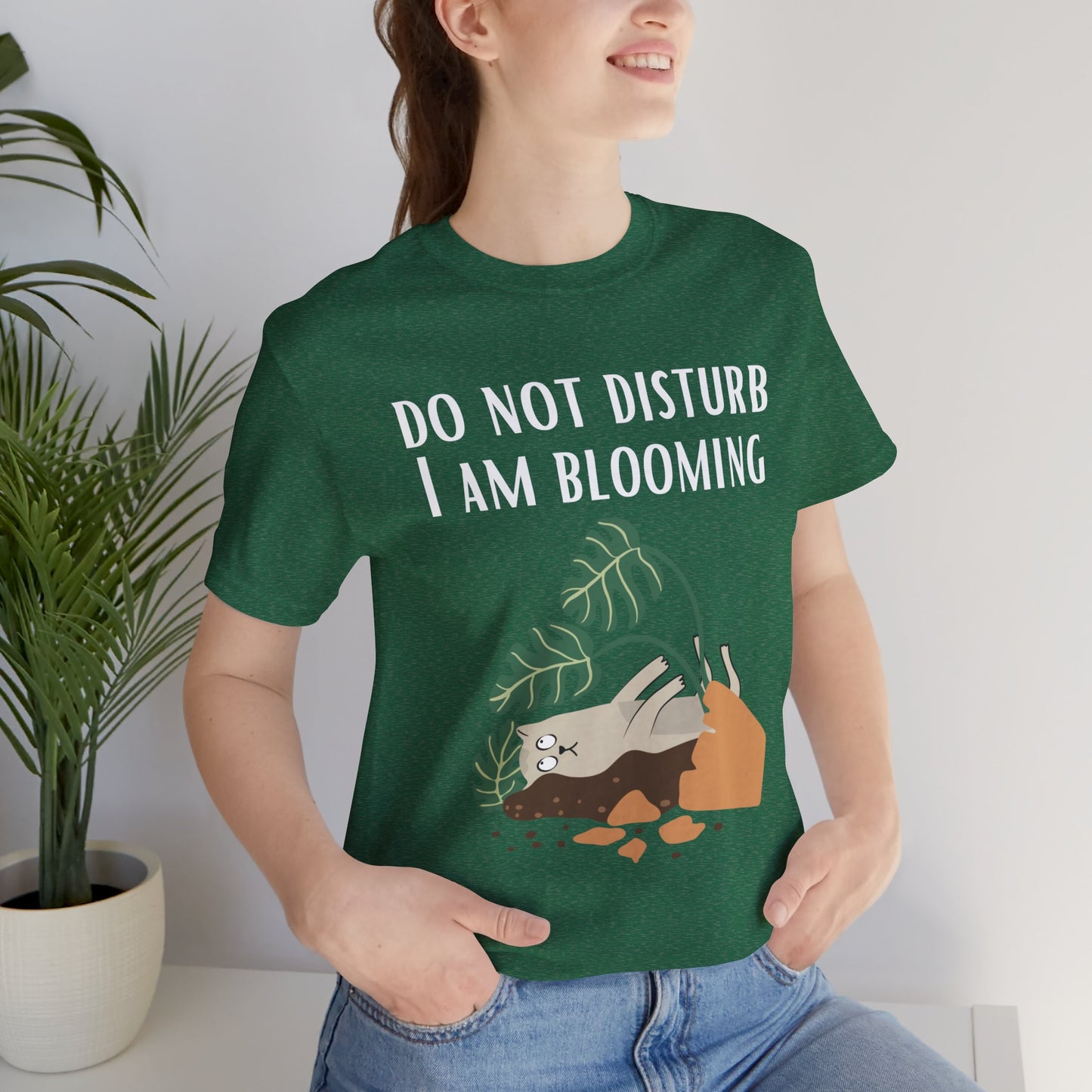 Cat T-shirt for Cat Lover Shirts for Cats Moms T Shirts DO Not Disturb Tee for Introvert gift ideas Gardening gift for Mom Grandma gifts