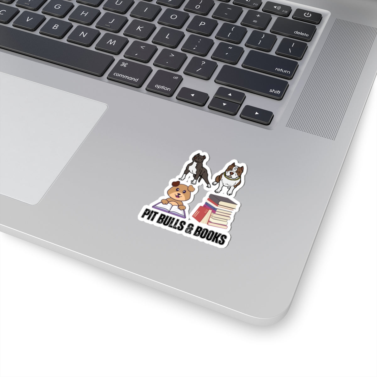 Pit Bull Sticker for Dog Lover gift for Pit Bull Mom gift for Pit Bull Lover for Book Lover sticker, Pit Bulls and Books Sticker