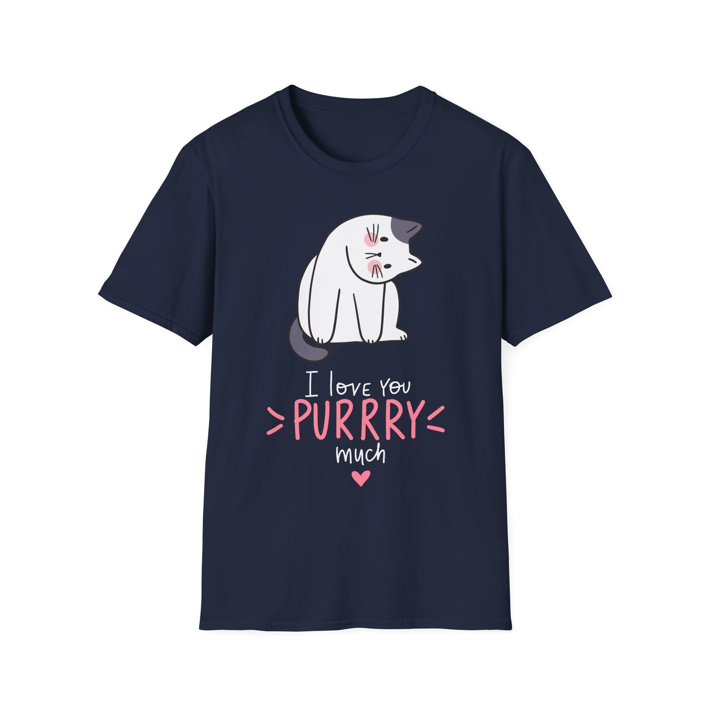 Cute Cat T-Shirt for Cat Lady gifts for Cat Mom Funny Cats Shirt for Cat Lover gift I Love You Purry Much T Shirt