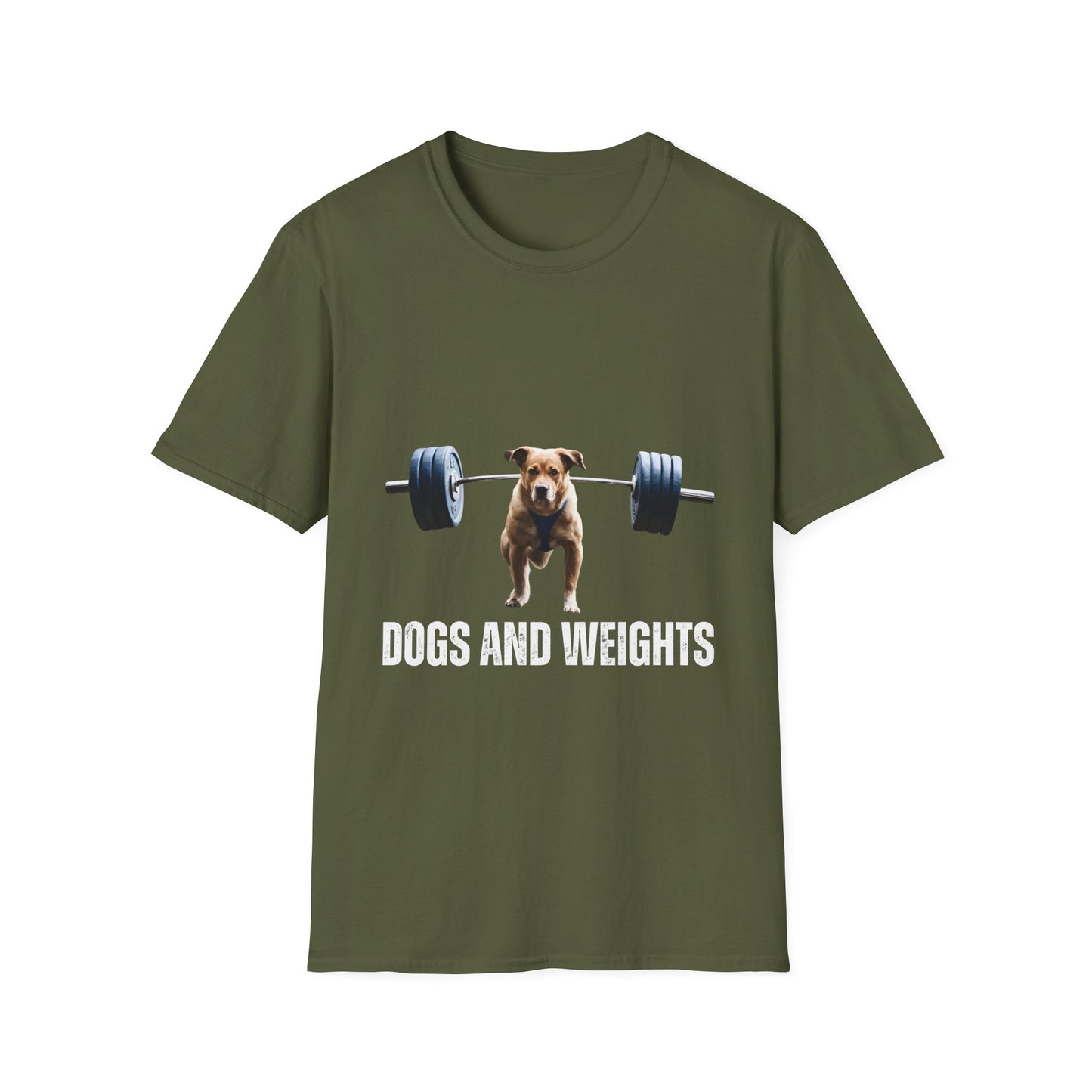 Dog Workout T-shirt for Dog Lover gift for Gym Lover Dog Lifting Weights T Shirt Dogs & Weights Shirt for Fitness Lover gift