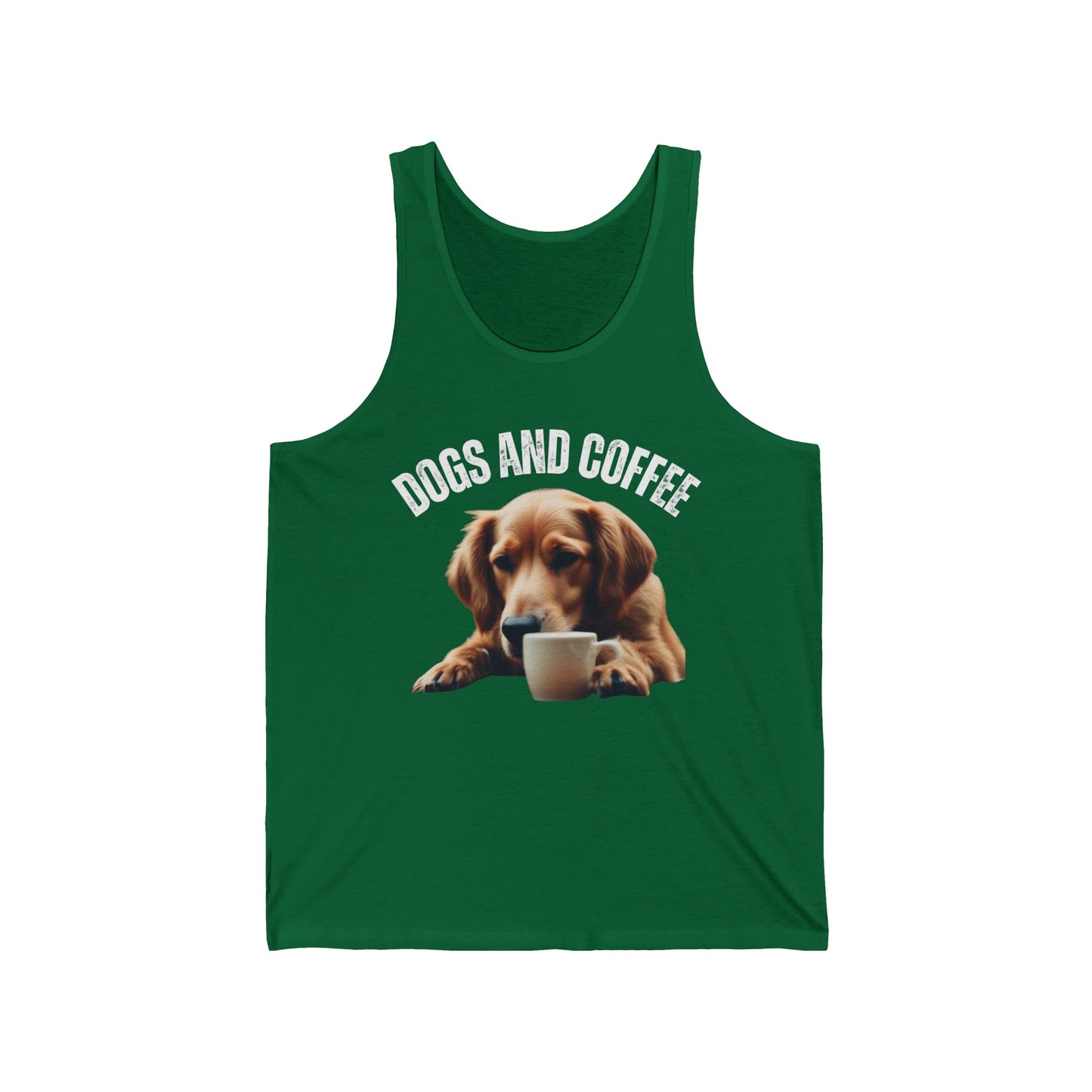 Golden retriever Tank Top for Golden retriever gift for Dog Mom gifts for Women Cute Puppy Shirt for Puppy Lovers gift for Coffee Lover