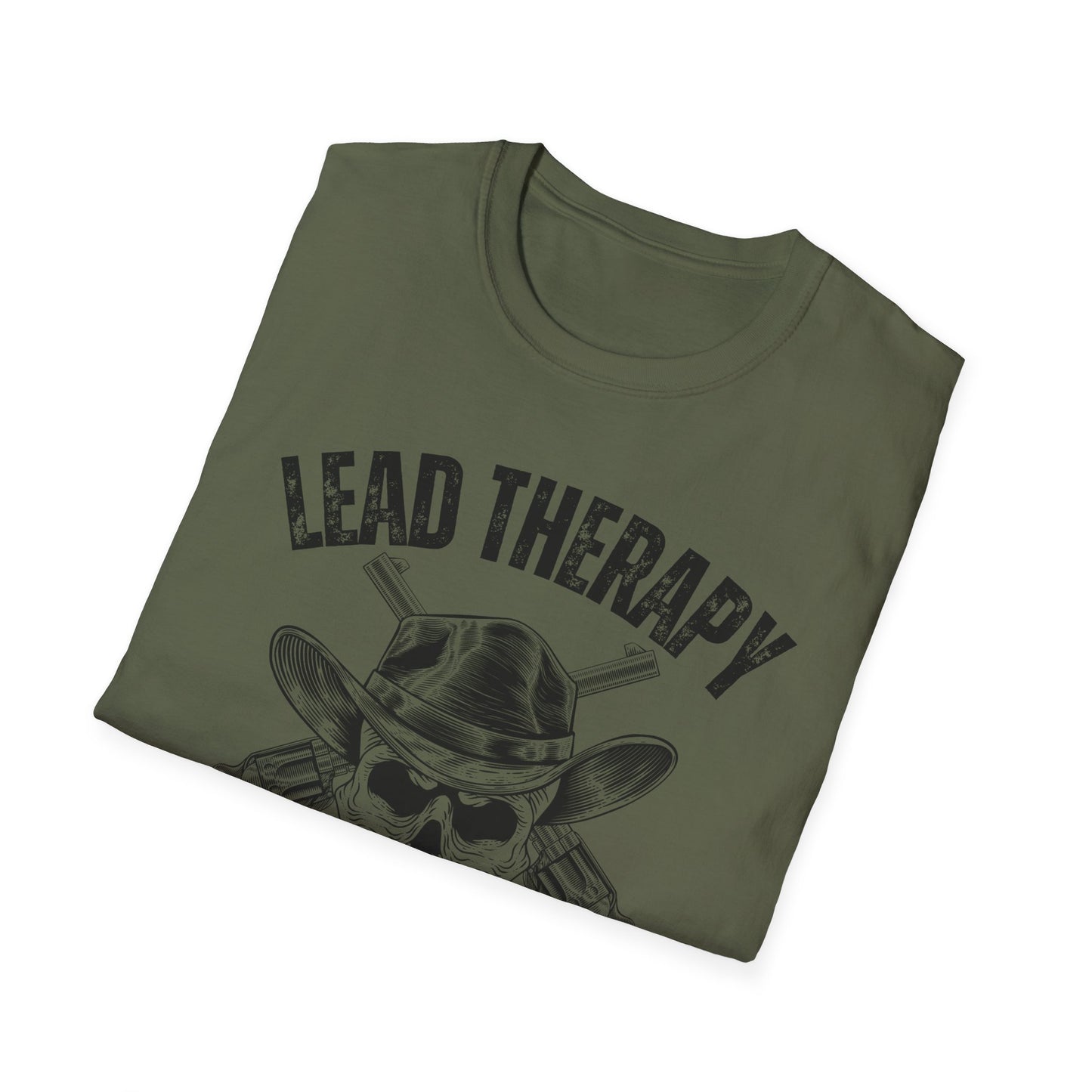 Gun shirt for Hunting gift for Hunter t-shirt Lead Therapy t-shirt shooting range gift gun range tshirts for him gifts Guns are therapy