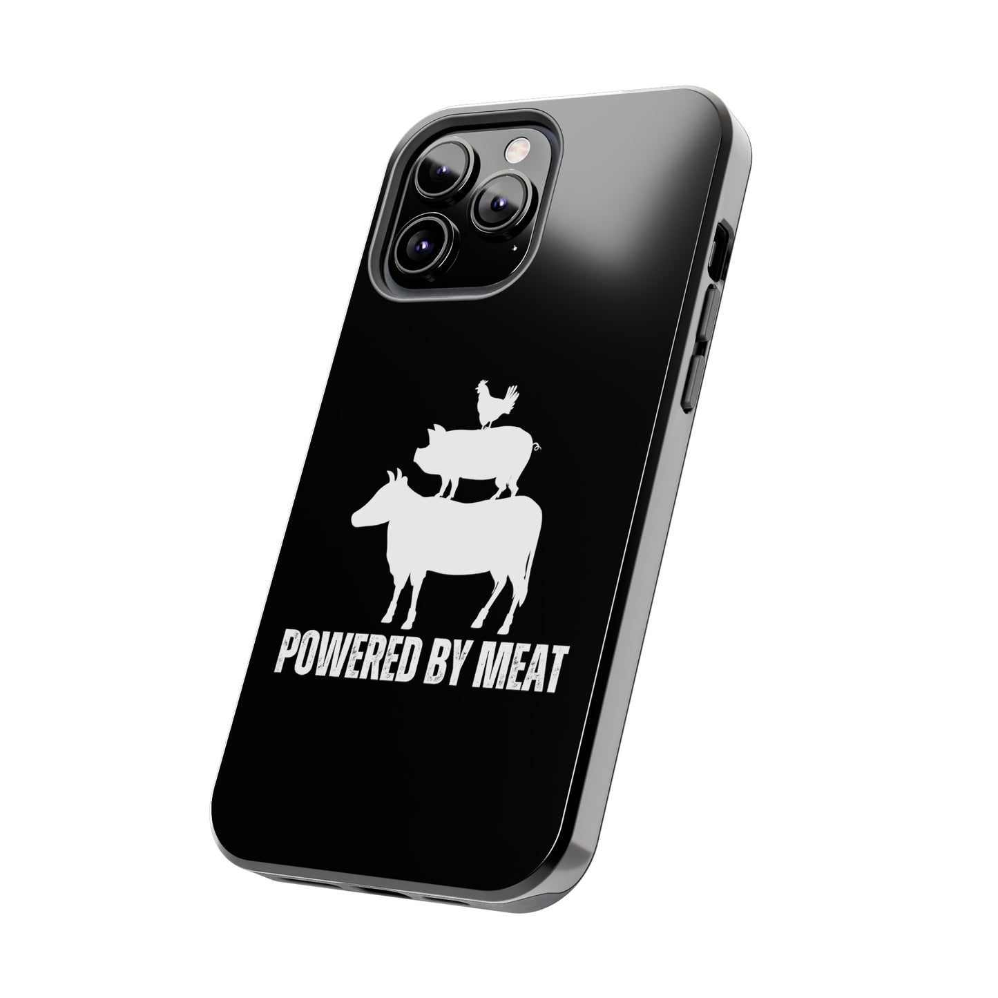 Carnivore Phone Case Powered By Meat Funny Phone case for Carnivore gift for Lion Lover gift for him or her