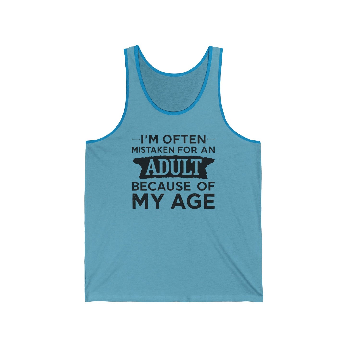 Funny Workout Tank Top, Adult Humor Unisex Jersey Tank, Muscle Tee, Gym Shirt, Fitness Apparel, Exercise Top