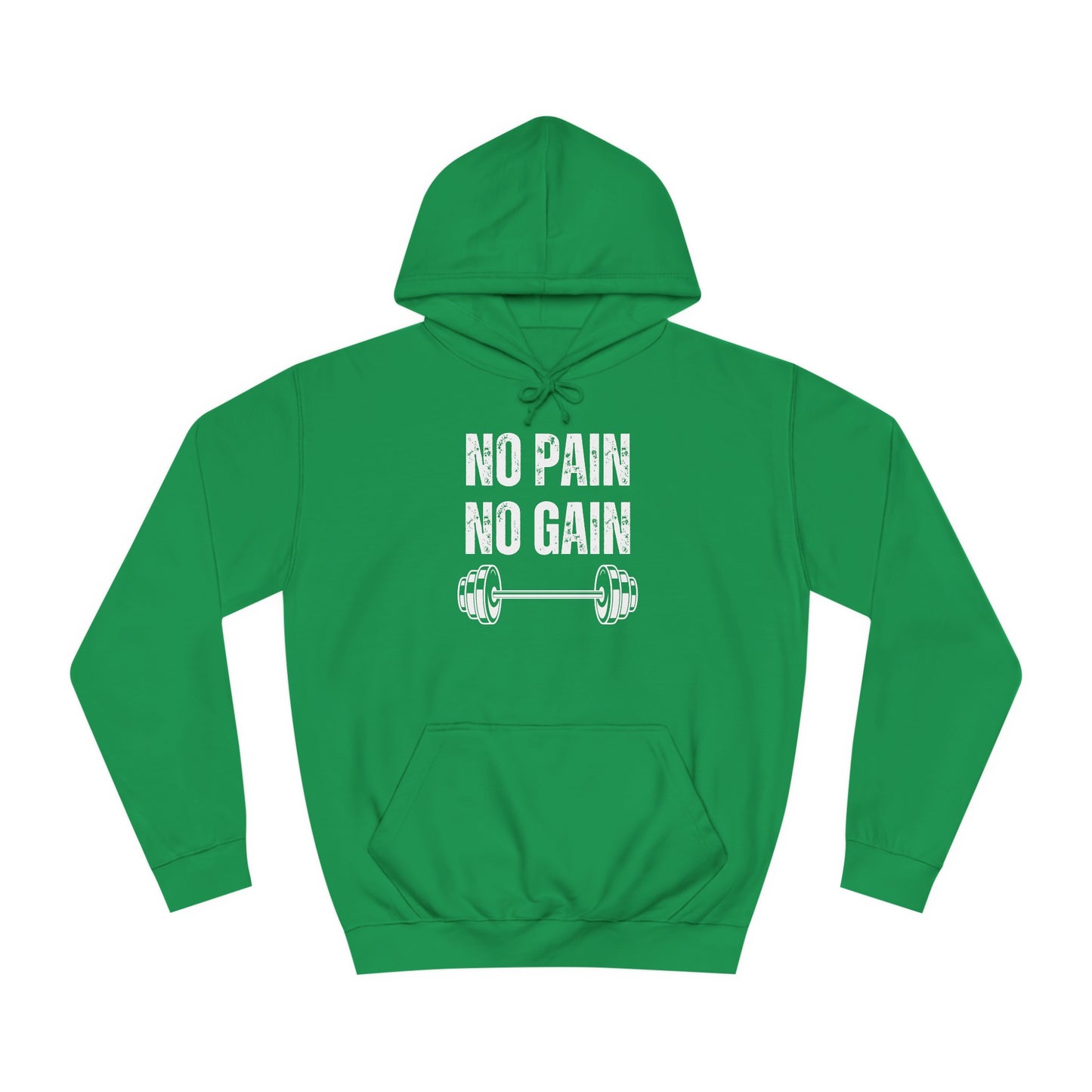 Gym Hoodie for Fitness Lover gift for Workout Lover gift for Powerlifting Hoodie Weightlifting Enthusiast NO PAIN No GAIN Hooded Sweatshirt