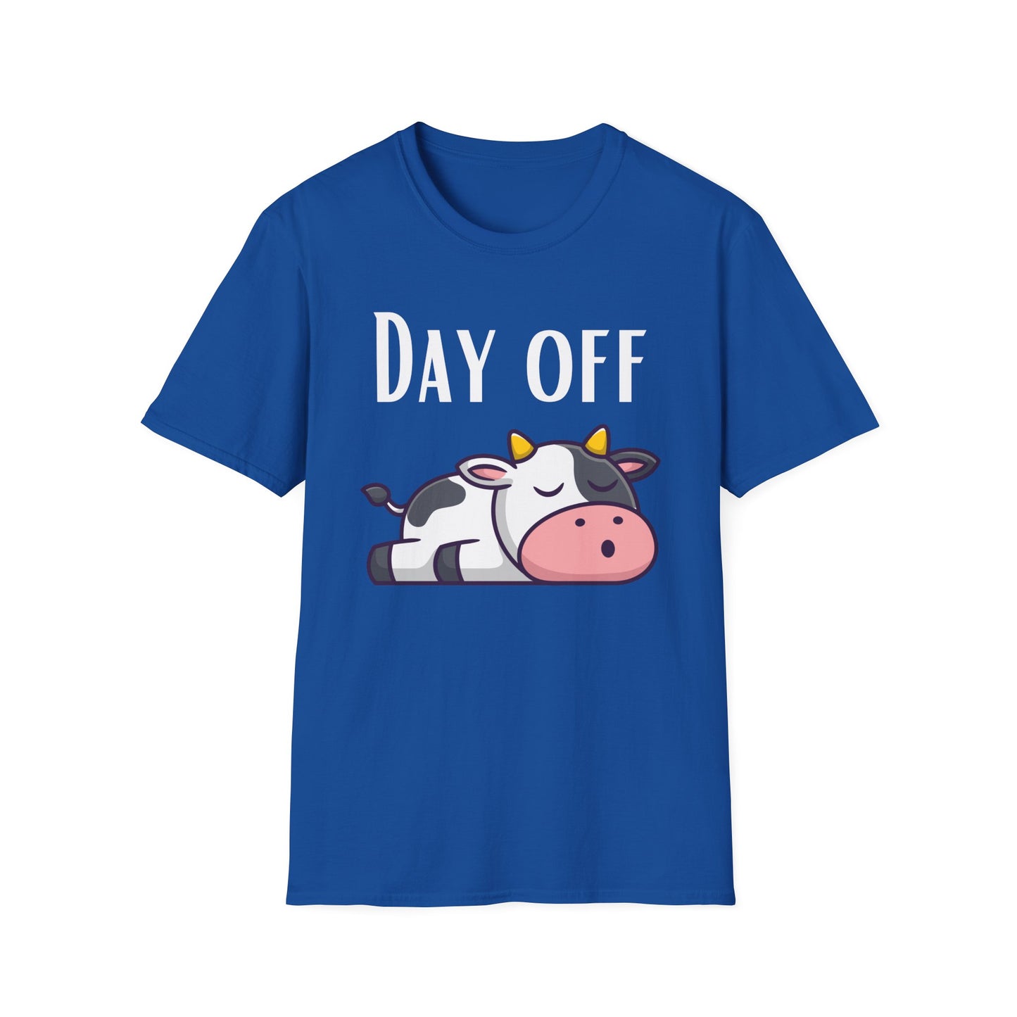 Funny Cow T-shirt for Cow Lovers gift Funny Cow Shirt Day Off T Shirt Cozy Tee - Gift for Her - Woman gifts for Farmer