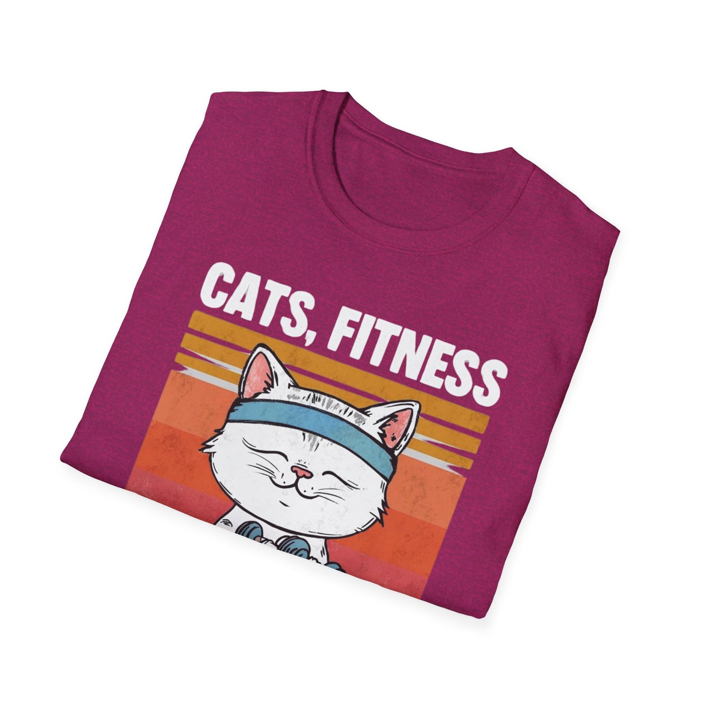 Cat Fitness Shirt for cats Lover gifts for Pet Lovers T-shirt for Gym Rat T Shirt Funny Dog T Shirts CATS Fitness and Not Much Else Tees