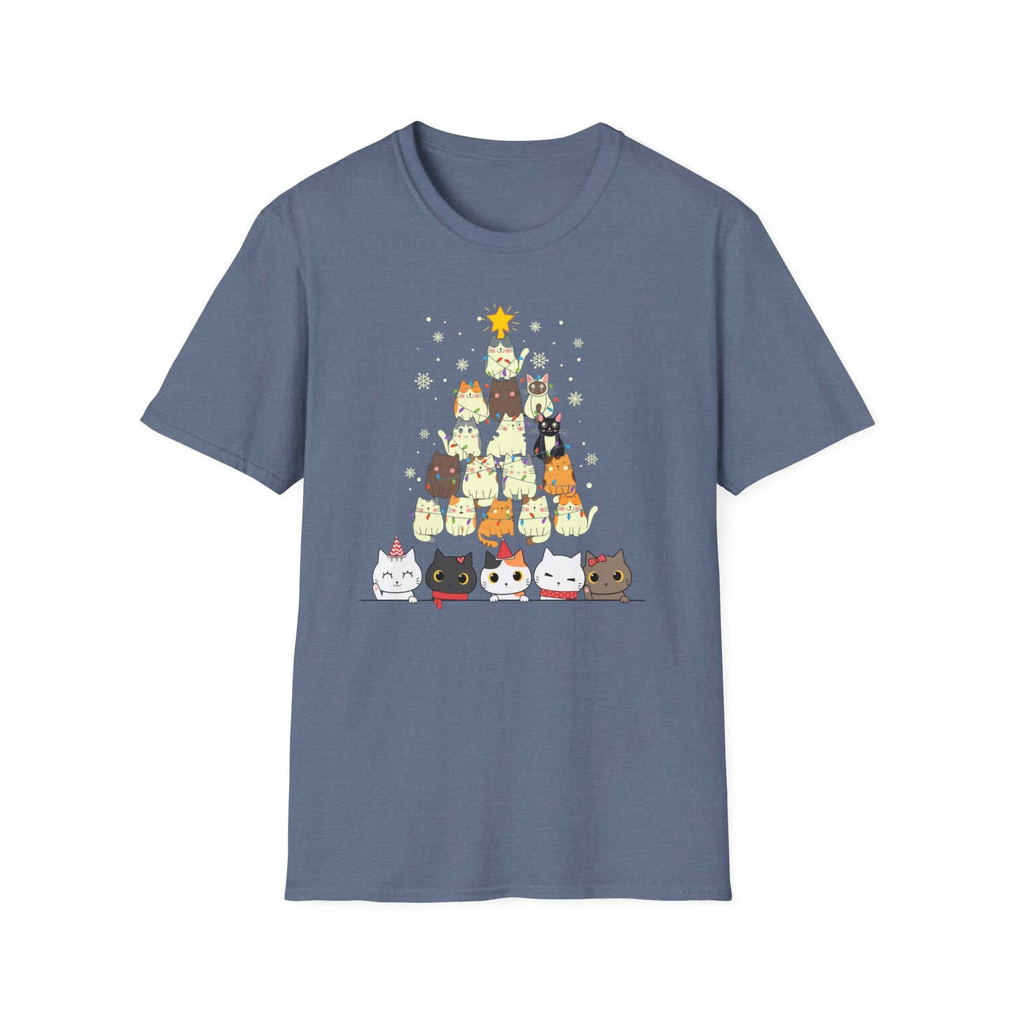 Christmas T Shirt for Kitty Mom gifts for Cat Moms T-shirts for Christmas Tee Shirt for Cat Lover gifts for Her gift for Women's Christmas
