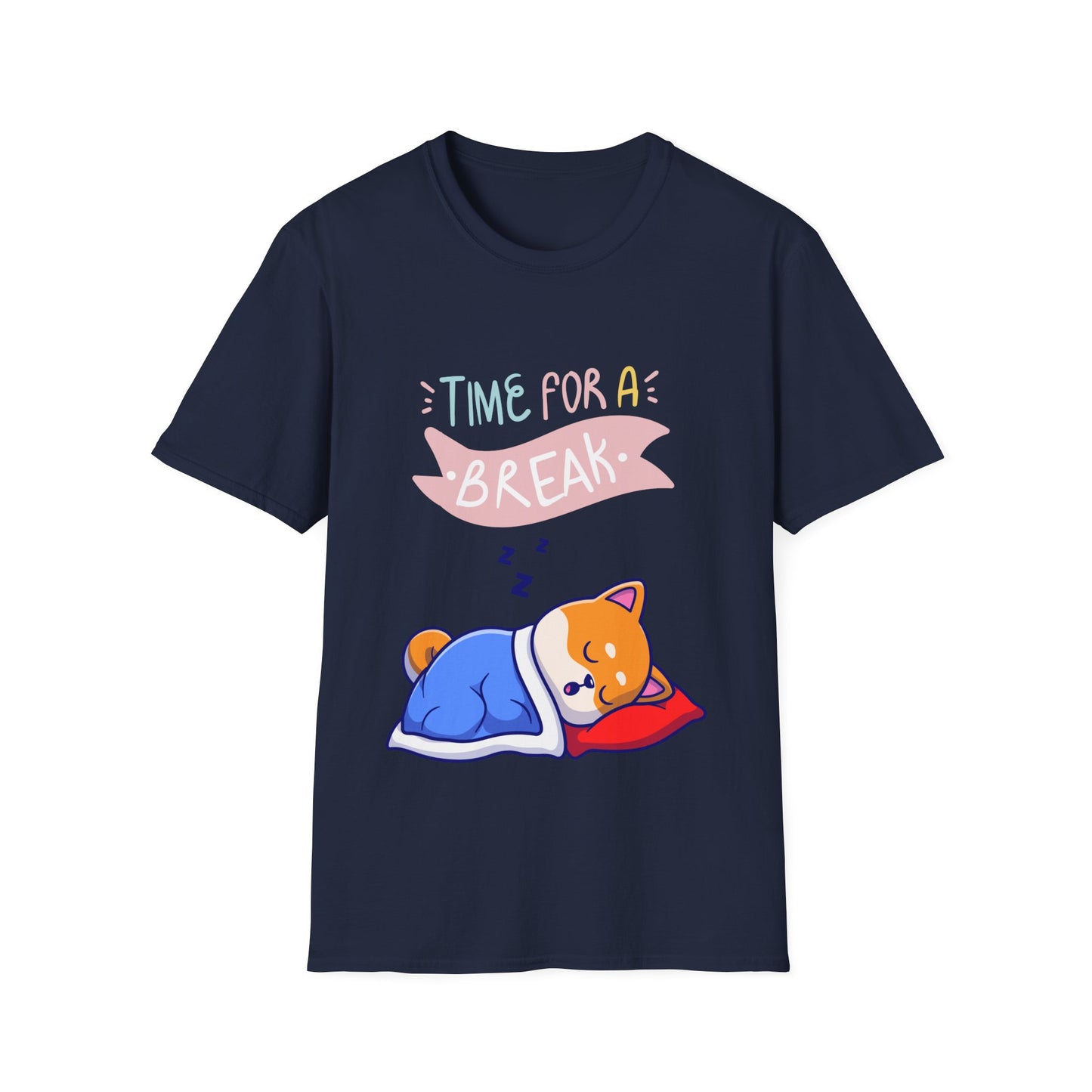 Funny Dog Shirt for Funny gift for Dog Lover T-shirt TIME for a BREAK T shirt Dog gift Cute Corgi Shirts Funny Corgi Tee