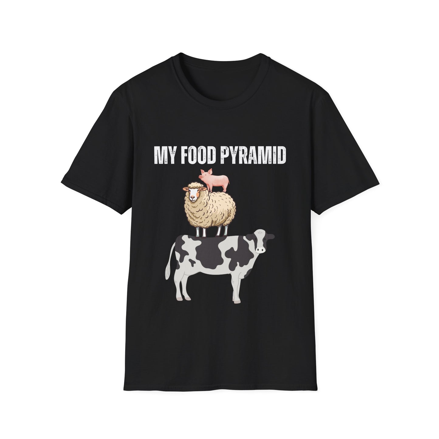 Healthy Diet T-shirt Food Pyramid shirt The Proper Human Diet T Shirt for Carnivore Gift Meat Lover gift