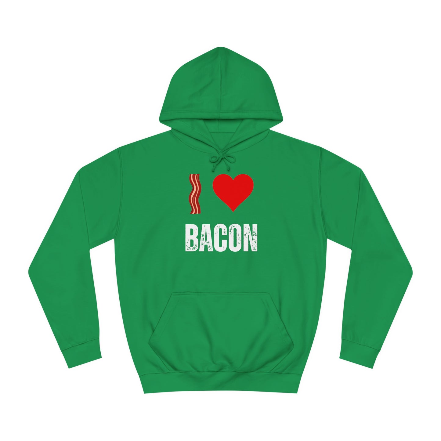 I Love Bacon Hoodie for Meat Lover gift for Him gifts Breakfast Lover Sweatshirt I Heart Bacon Hoodie