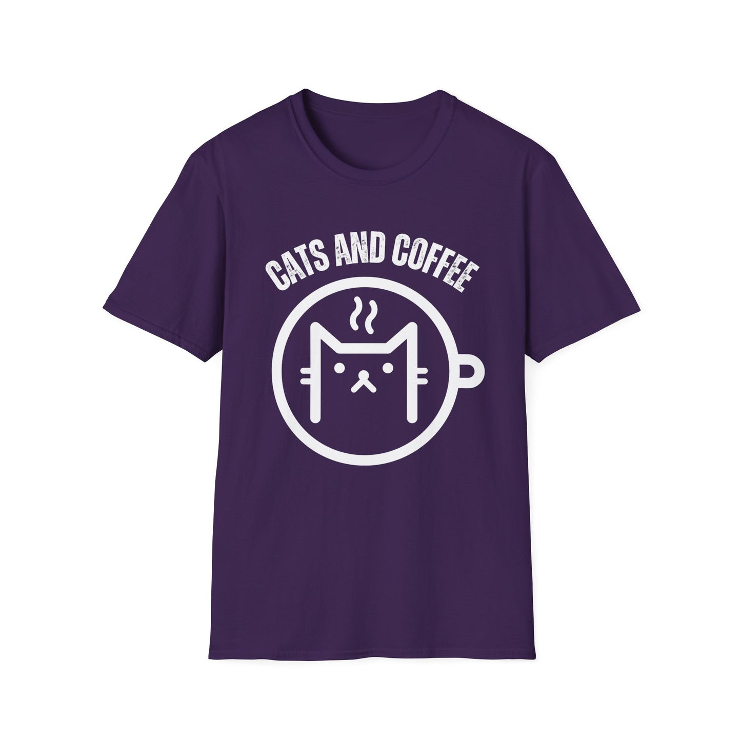 Cat Lover Shirt for Coffee Lovers gifts for Coffee Addict T-shirt for Coffee Drinker Shirt for Cat Addict T Shirt Cute Kitty gifts for Her gift