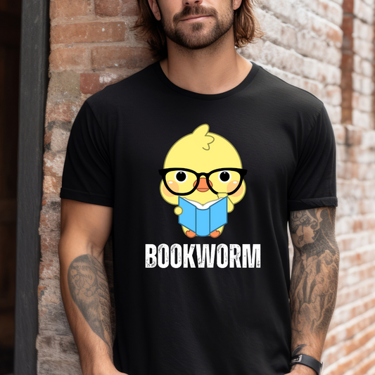 BookWorm T Shirt for Book Lover gift for Reading Lover gift for Duck Lover gift for Bookworm gift - Duck T-shirt - Animals Reading