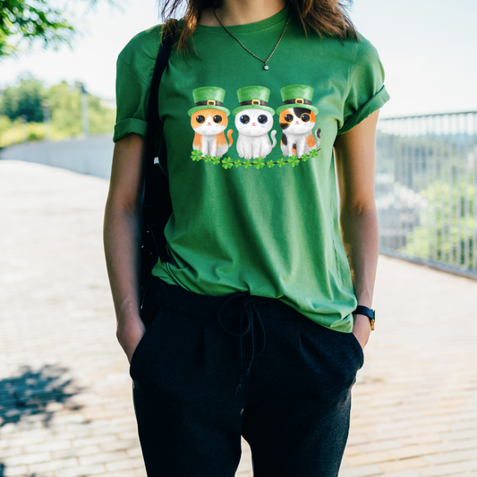 Funny St Patrick's Day T-shirt for Kitten Lover gift for Cat Lovers Shirts - Saint Patty's Day Shirt - Funny Cat Tee for her gifts