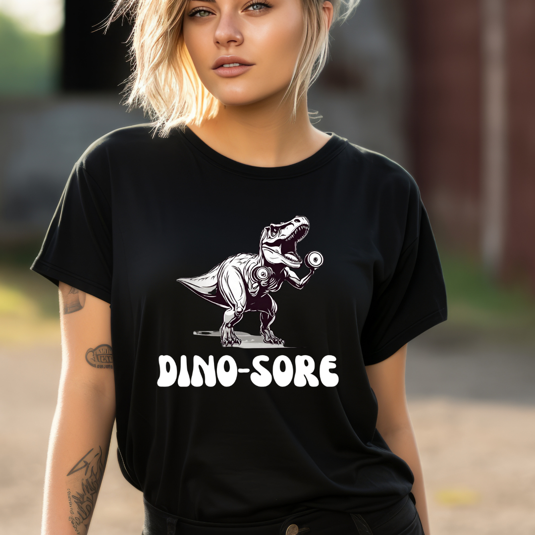 Dinosaur Pun T Shirt Workout Joke T Shirts for Gym Lover TShirts for Mens gift for Christmas gift for Fitness Lover T-shirts for her