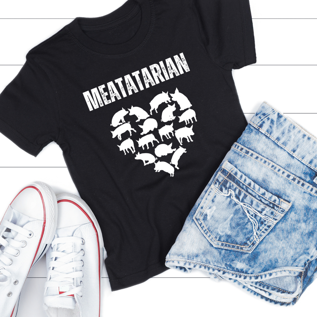 Meatatarian T Shirt Funny graphic T-shirt Meat Lover T shirt for Carnivore gift Meat Eater T-shirt for Him gift Eat Steak Lover shirt Meatatarian