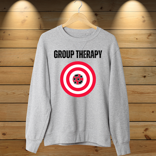 Funny SweatShirt - Group Therapy Shooting - Guns Sweatshirt for Pro Gun lover gift for him - Gun Pullover Sweater for Gun Lover